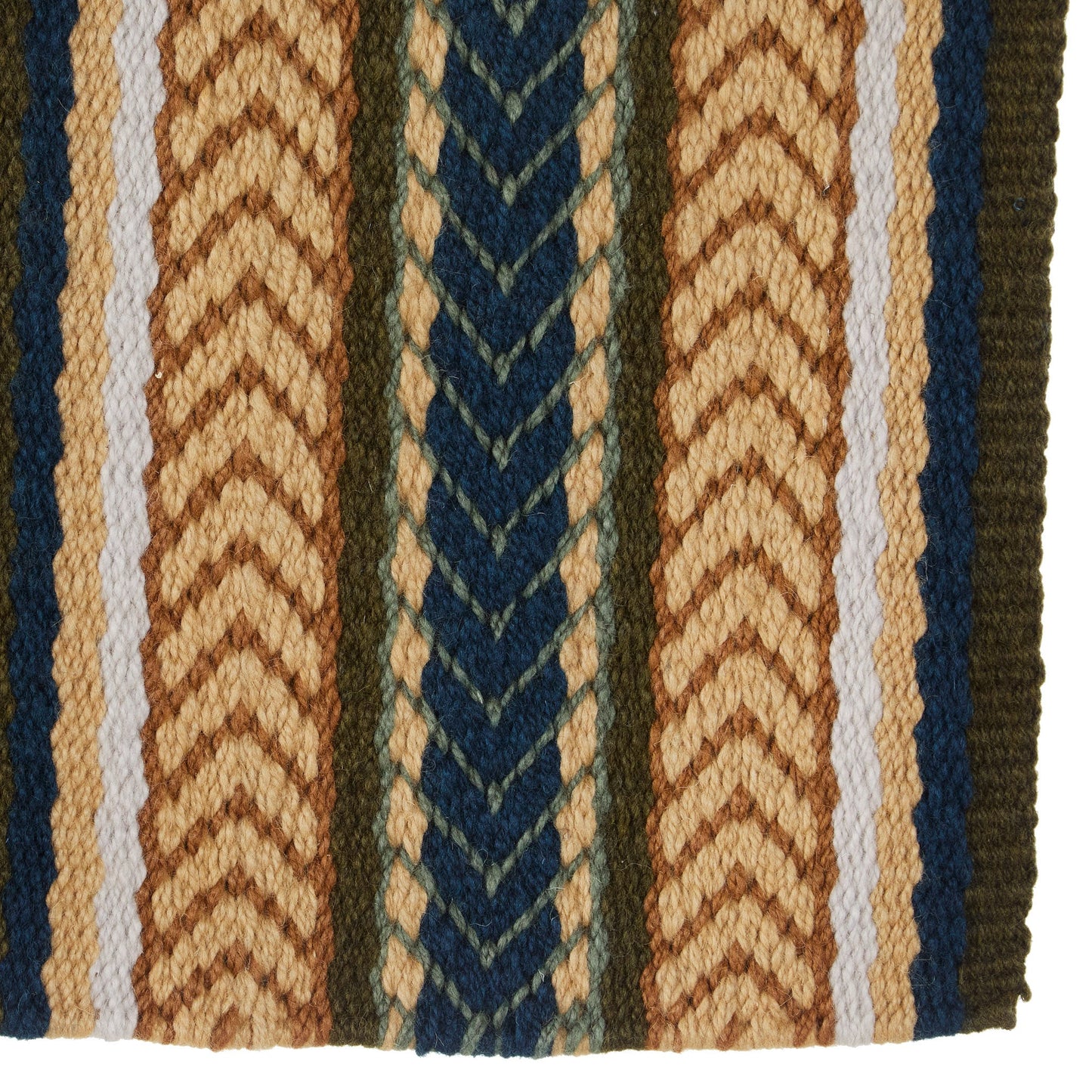 1425-9 Iron Horse 36x34 New Zealand Wool Saddle Blanket MULTI