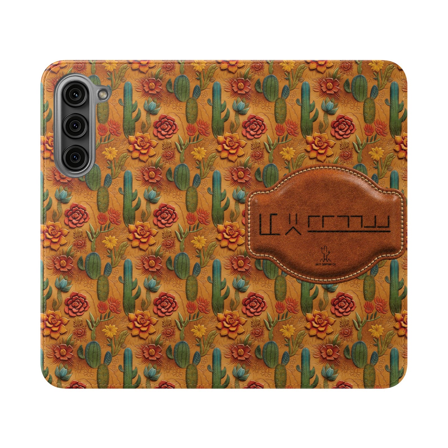 Customizable Mustang Brand Wallet Flip Phone Case (iPhone and Samsung)