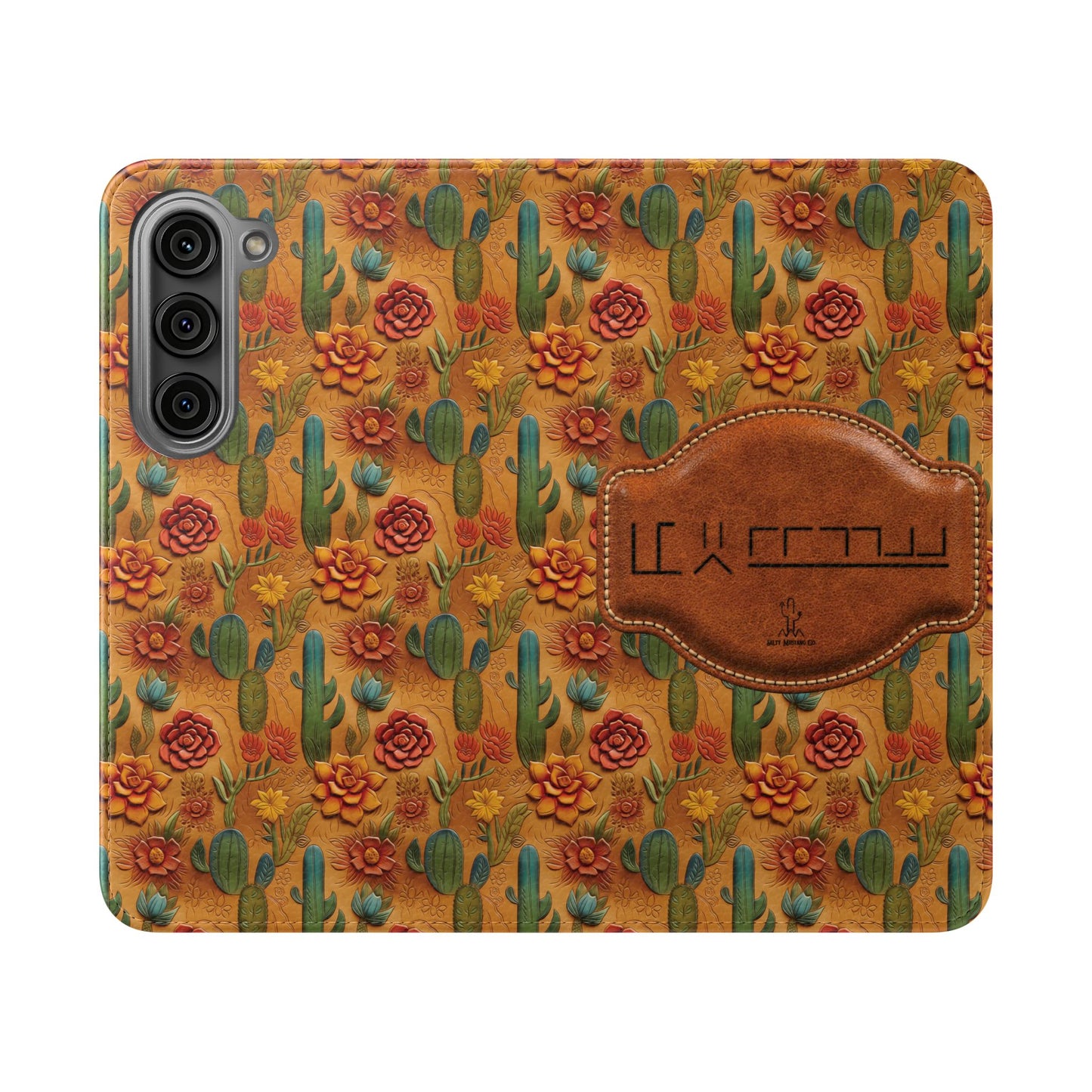 Customizable Mustang Brand Wallet Flip Phone Case (iPhone and Samsung)