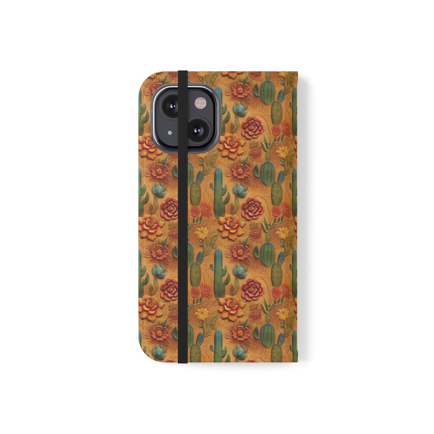 Customizable Mustang Brand Wallet Flip Phone Case (iPhone and Samsung)