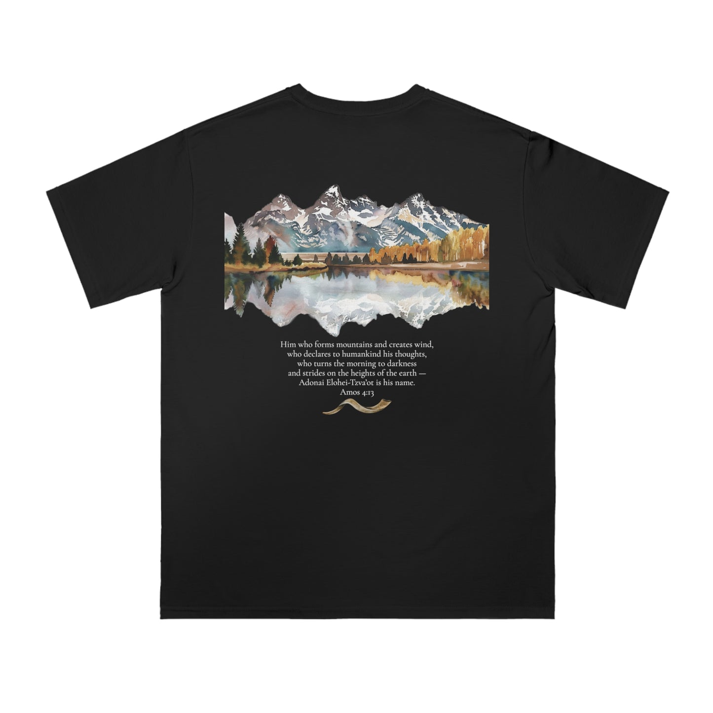 Amos 4:13 Teton Ridge Organic Unisex Classic T-Shirt