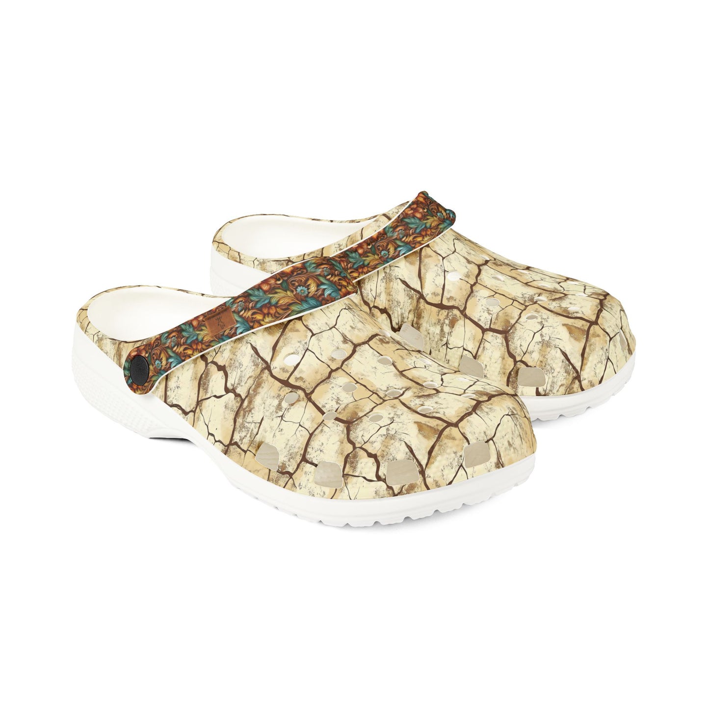 Beauty in the Drought Foam Rubber Salty Clogs