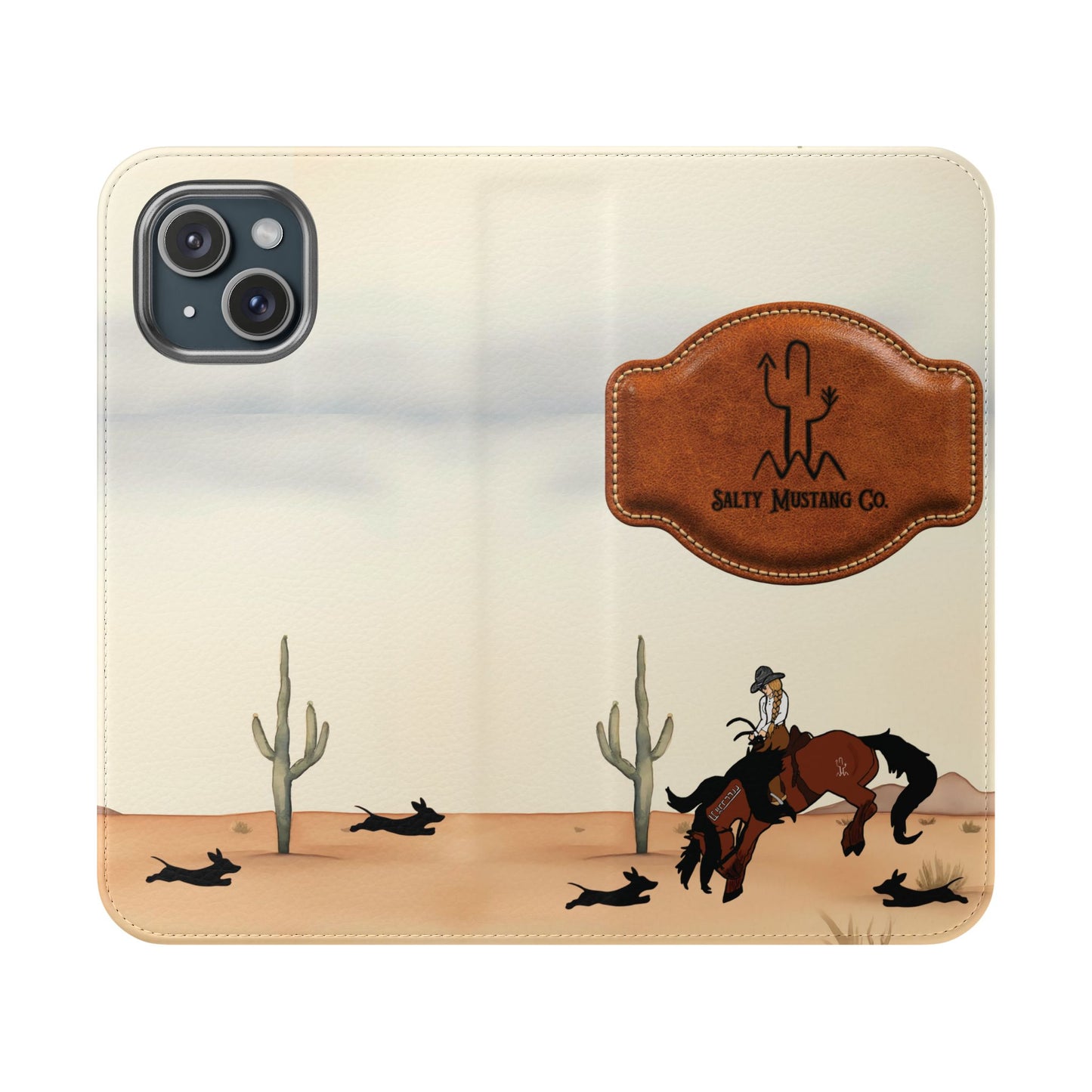 Salty Mustang Co. Spirited Desert Flip Cases (iPhone and Samsung)