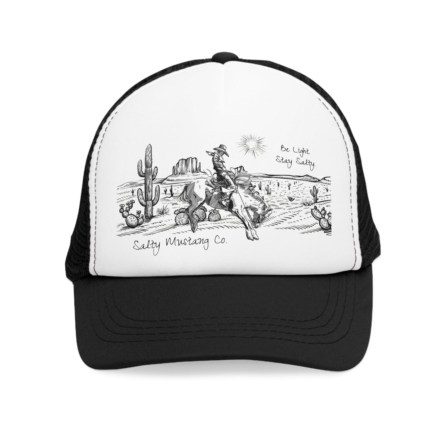West Texas Bronc Rider Mesh Cap