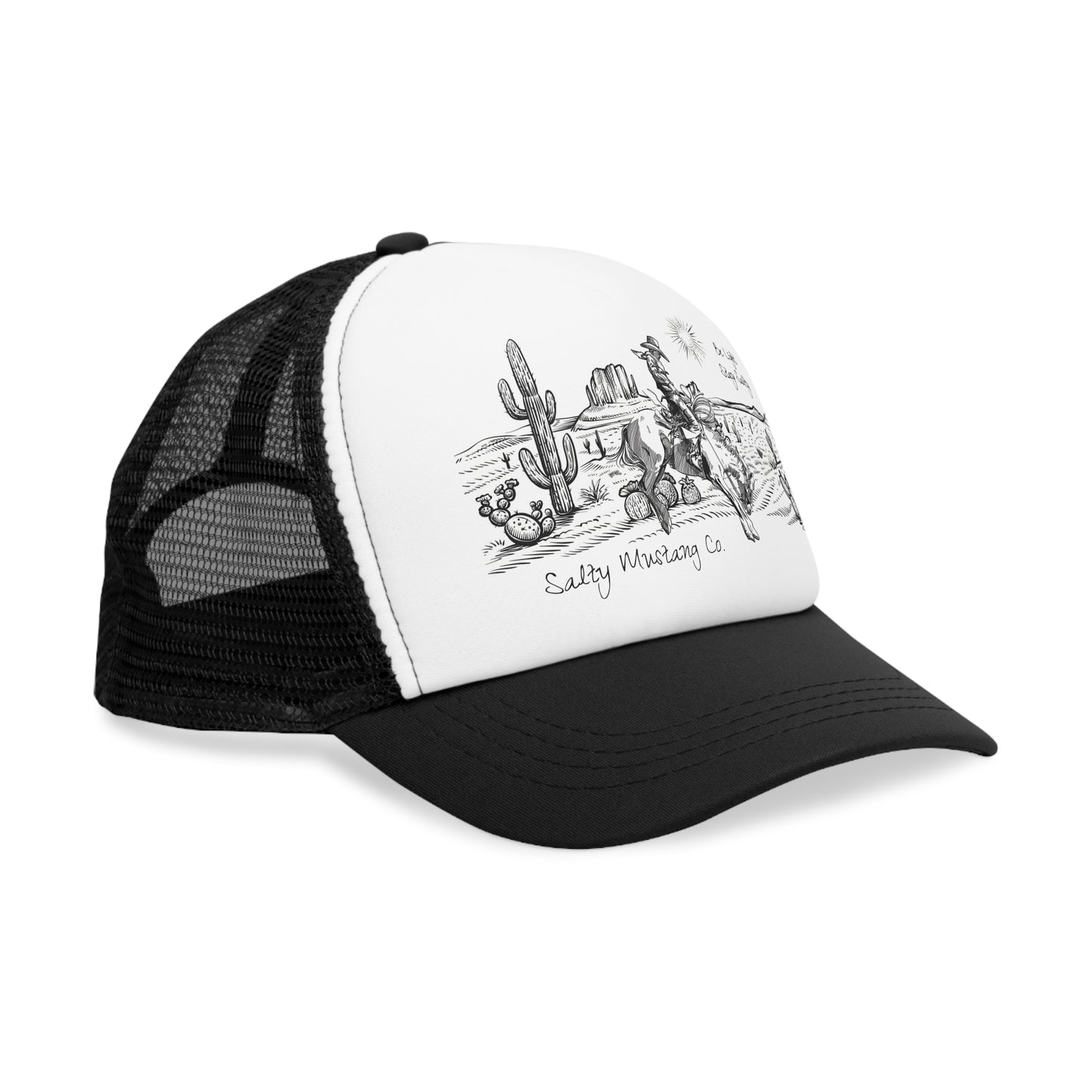 West Texas Bronc Rider Mesh Cap