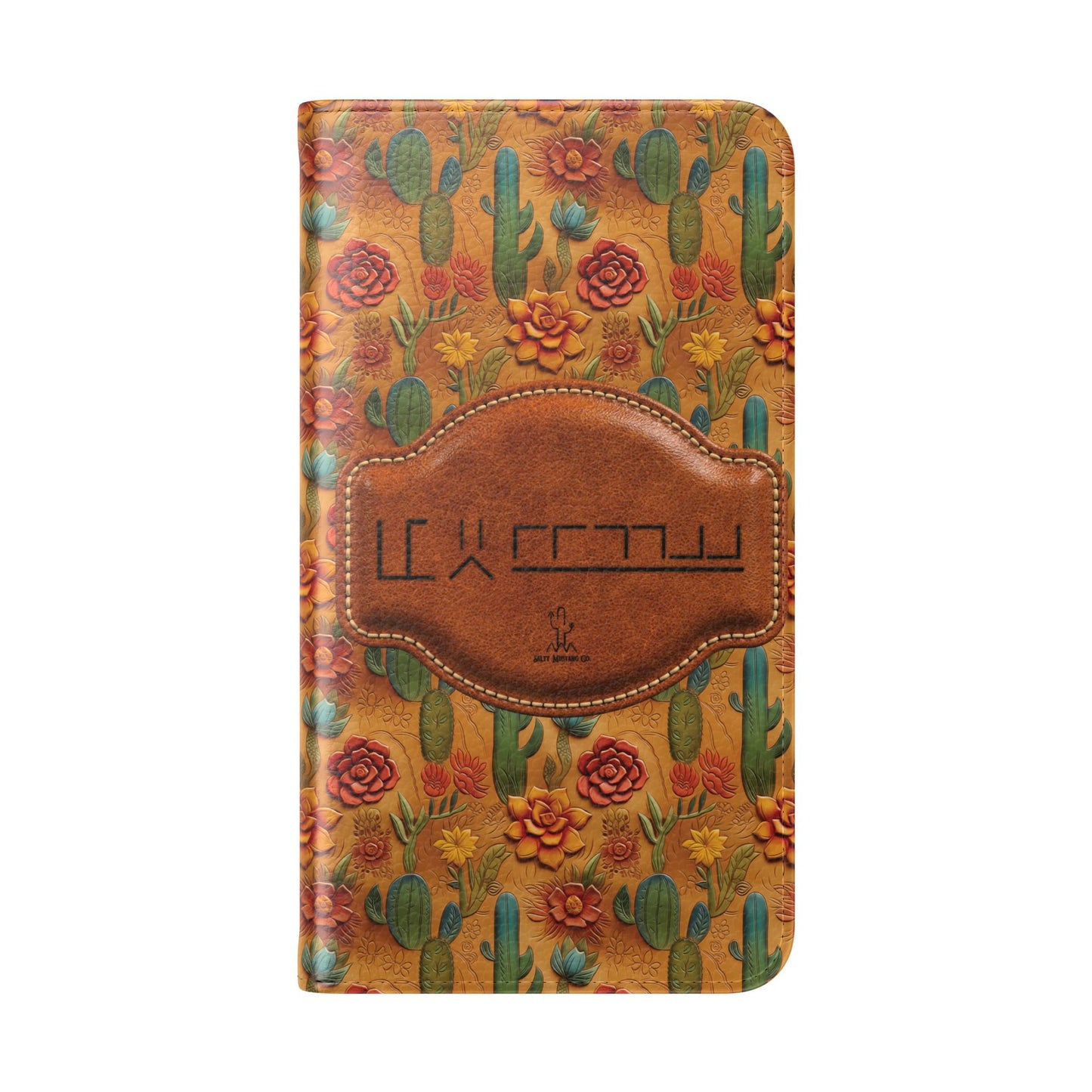 Customizable Mustang Brand Wallet Flip Phone Case (iPhone and Samsung)
