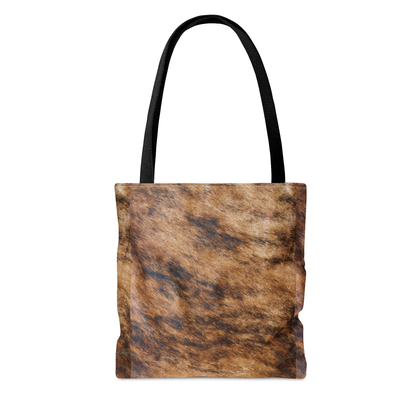 Ear Tag #3468 Waspy Heifer, Brindle Cow Print Tote Bag (AOP)