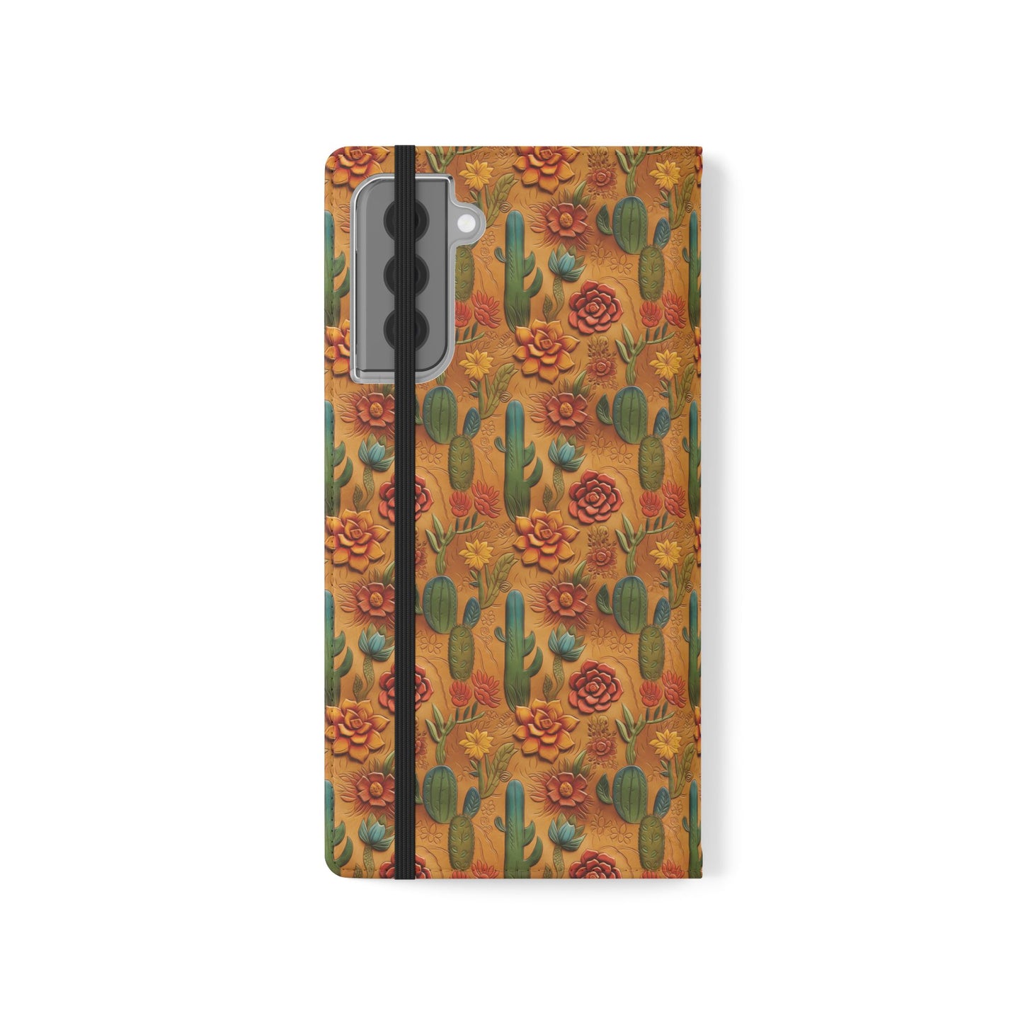 Customizable Mustang Brand Wallet Flip Phone Case (iPhone and Samsung)
