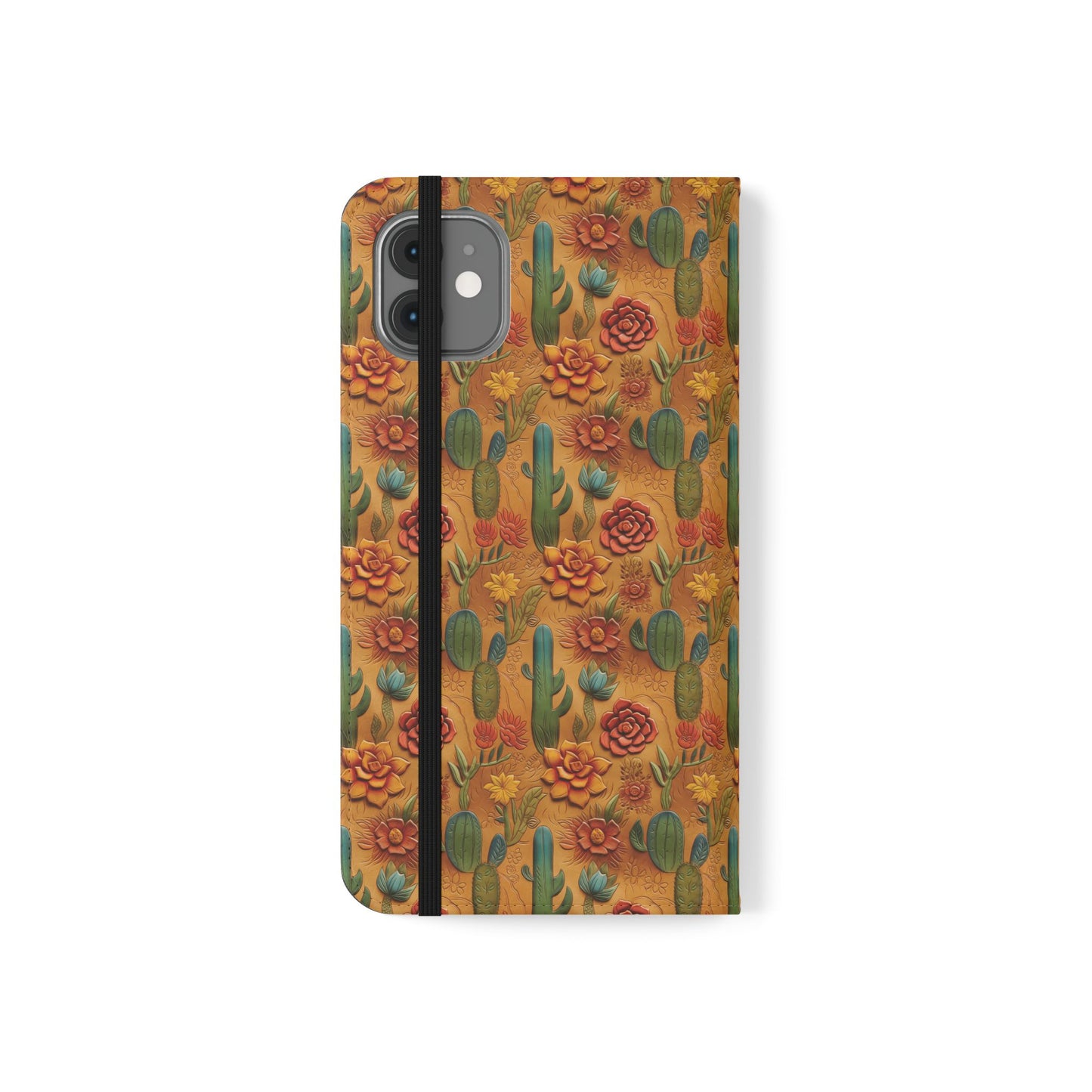 Customizable Mustang Brand Wallet Flip Phone Case (iPhone and Samsung)