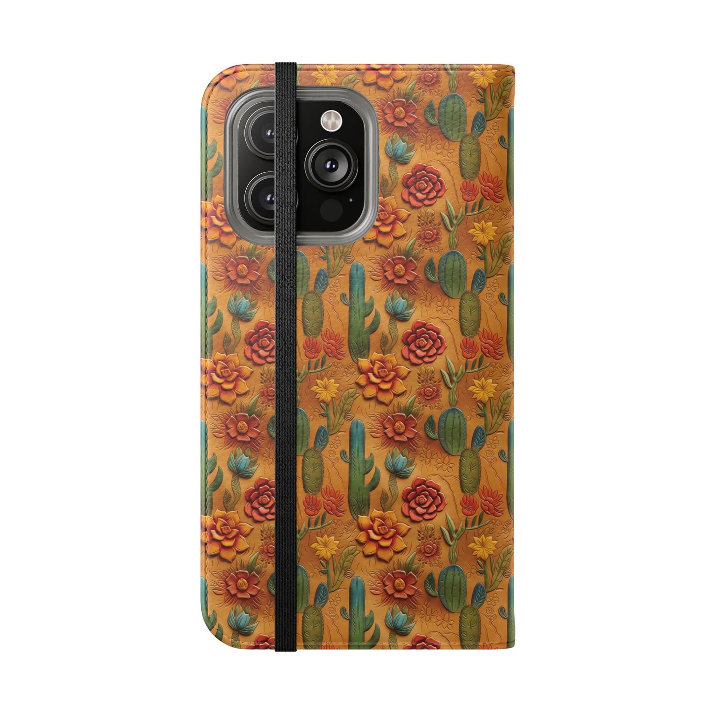 Customizable Mustang Brand Wallet Flip Phone Case (iPhone and Samsung)