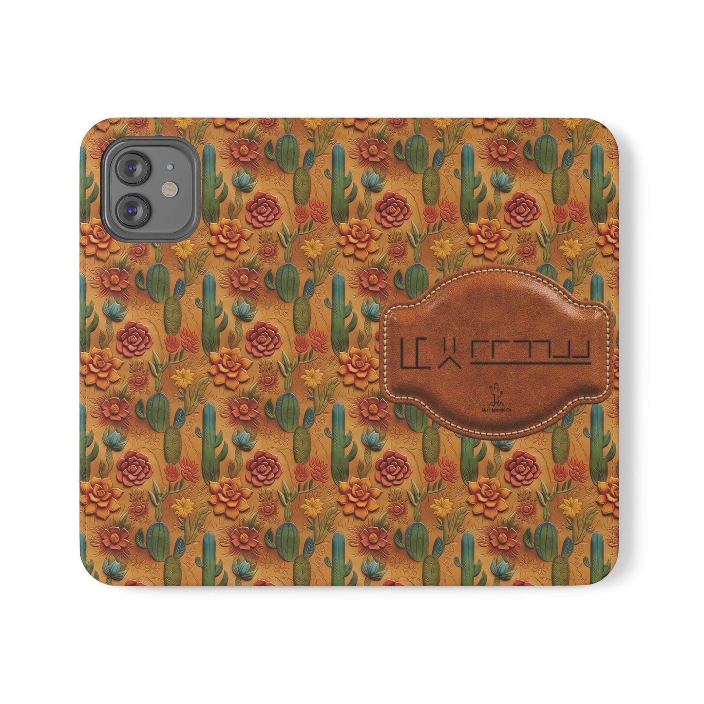 Customizable Mustang Brand Wallet Flip Phone Case (iPhone and Samsung)
