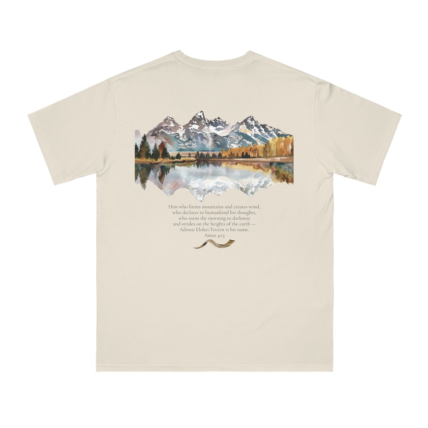 Amos 4:13 Teton Ridge Organic Unisex Classic T-Shirt