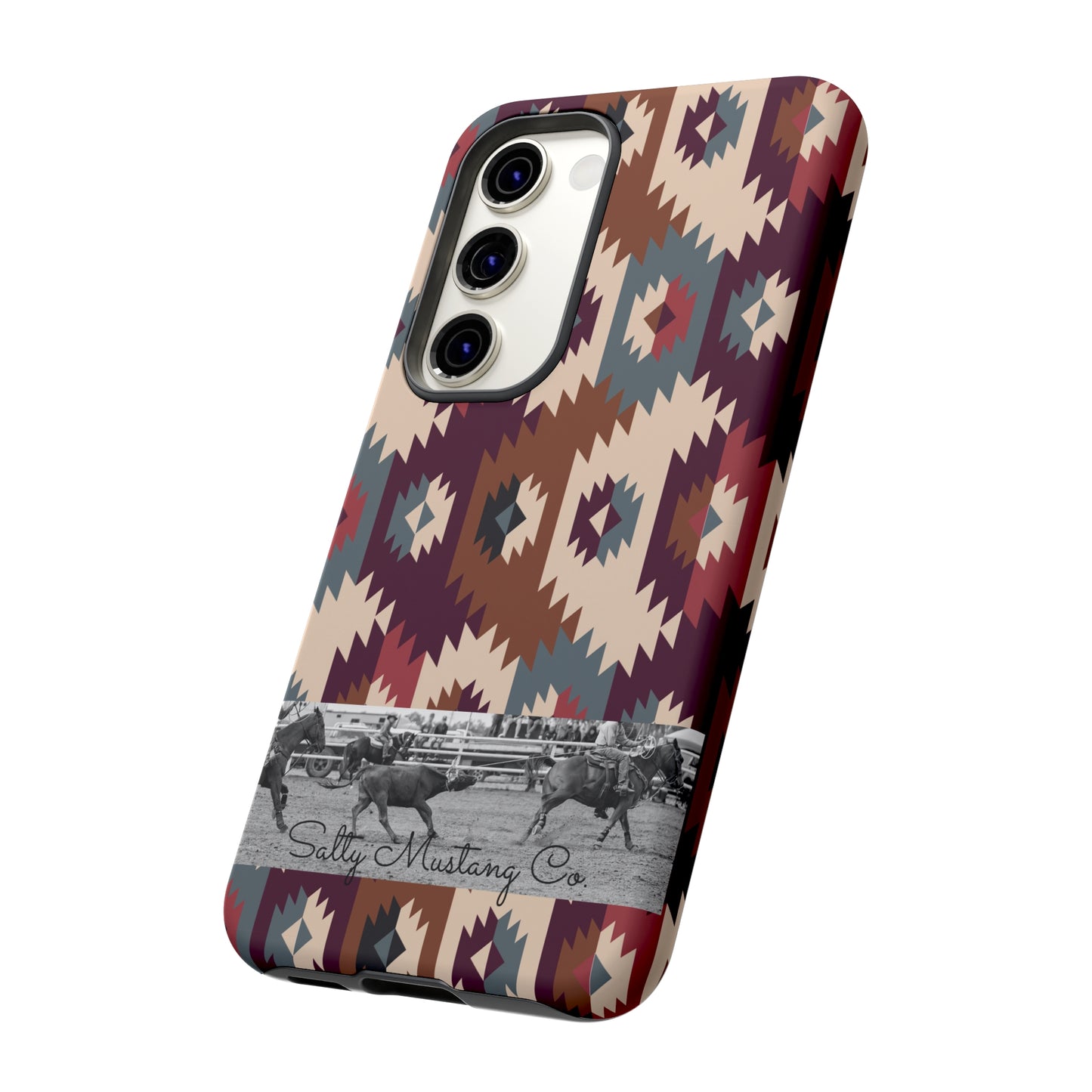 Southwest Pattern Team Roper Band Samsung Tough Cases