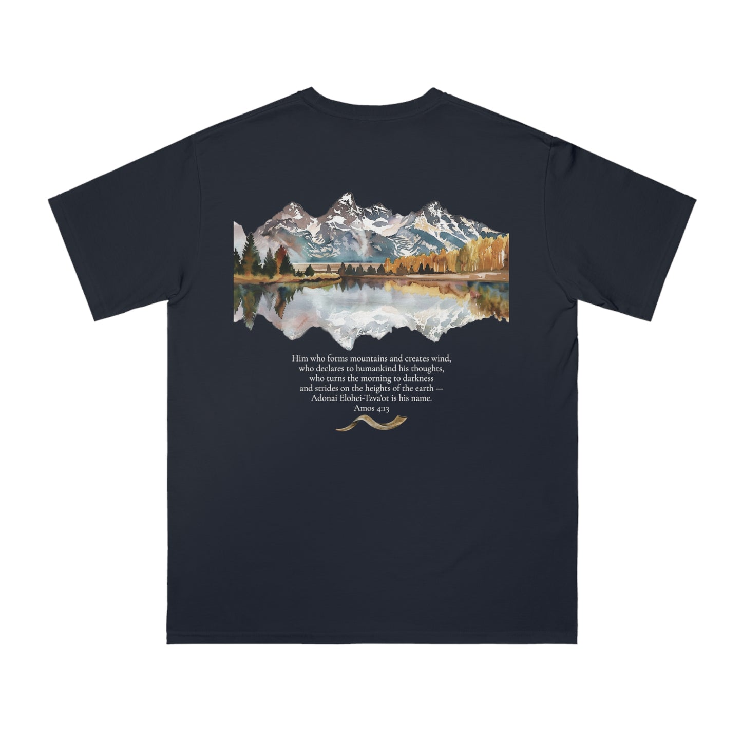 Amos 4:13 Teton Ridge Organic Unisex Classic T-Shirt