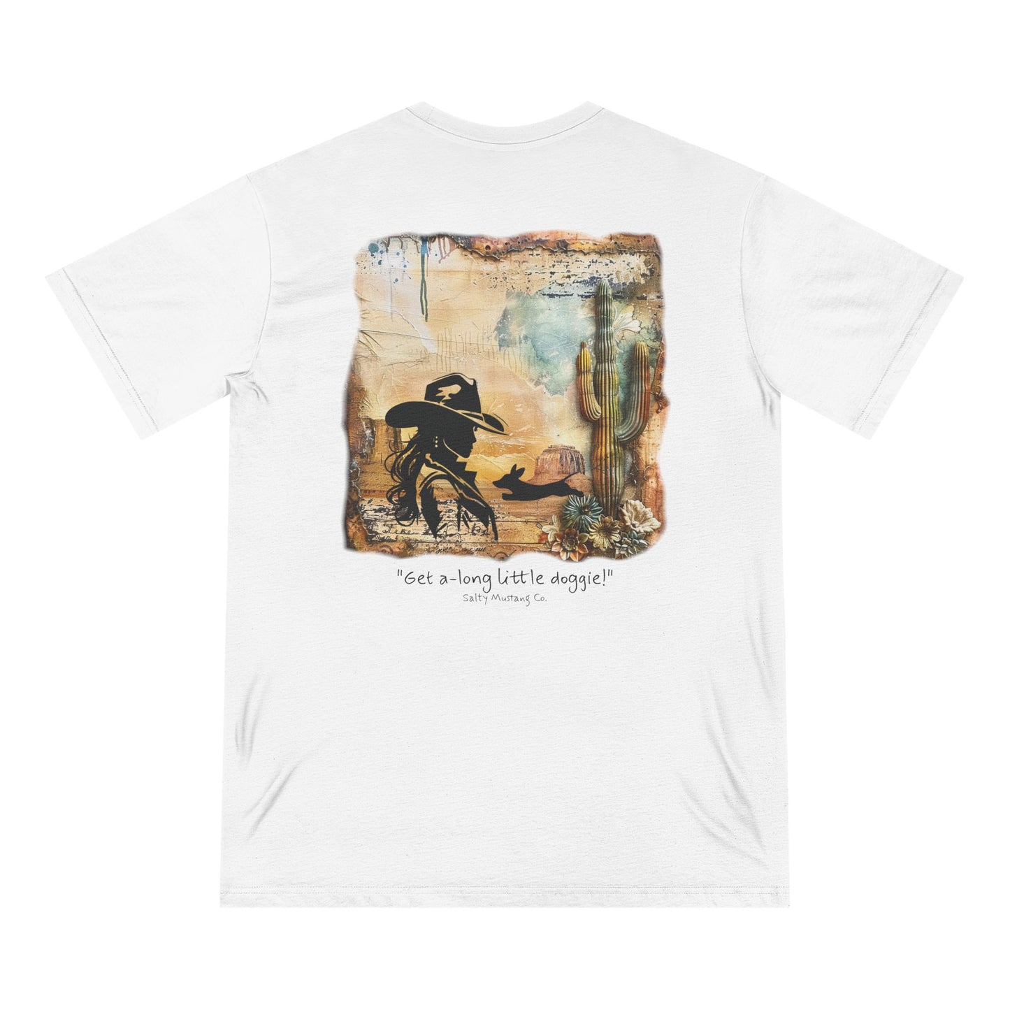 Get A-Long Little Doggie Organic Staple T-shirt