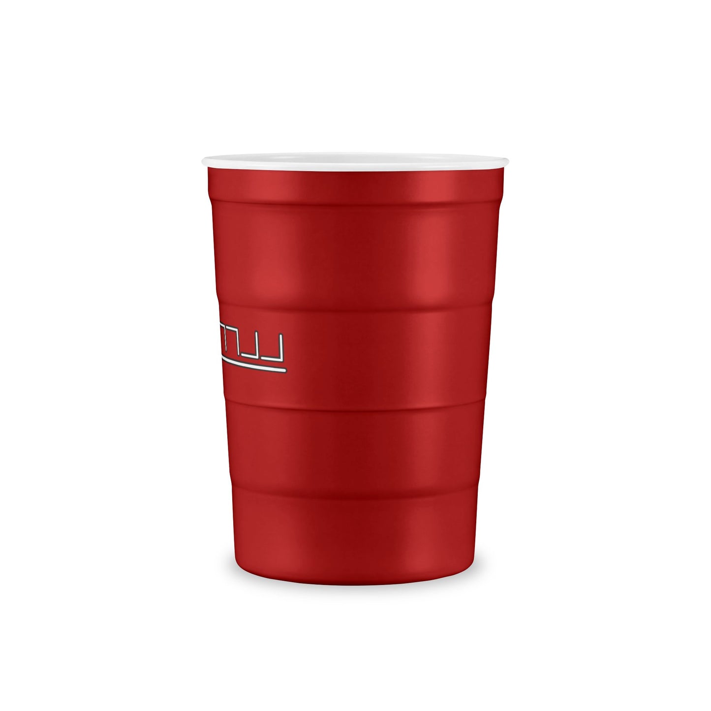 Reuseable Red Solo Style Steel Cup With Custom Mustang Brand