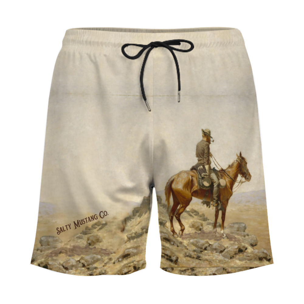 Vantage Point Men's Mesh Lining Fast Drying Swim Trunks