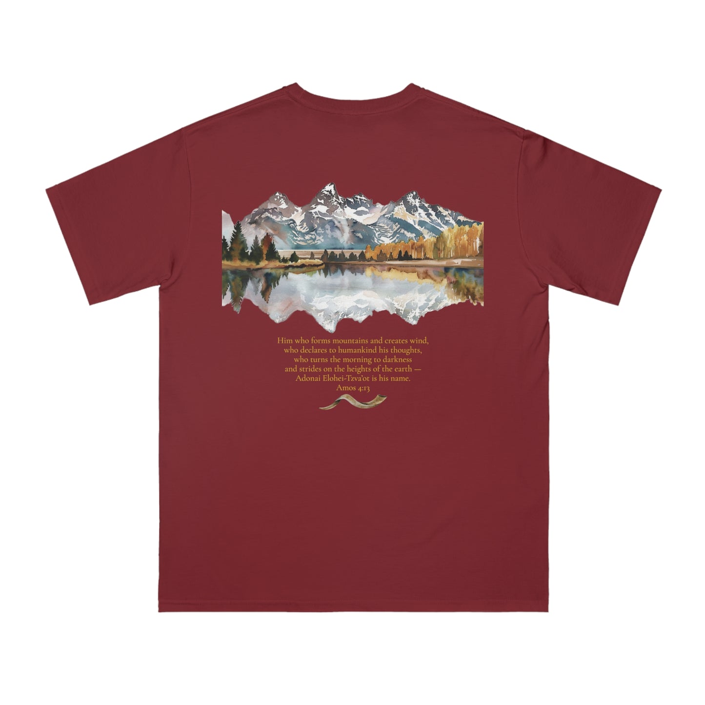Amos 4:13 Teton Ridge Organic Unisex Classic T-Shirt