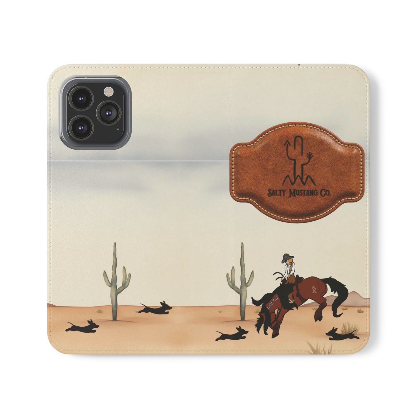 Salty Mustang Co. Spirited Desert Flip Cases (iPhone and Samsung)