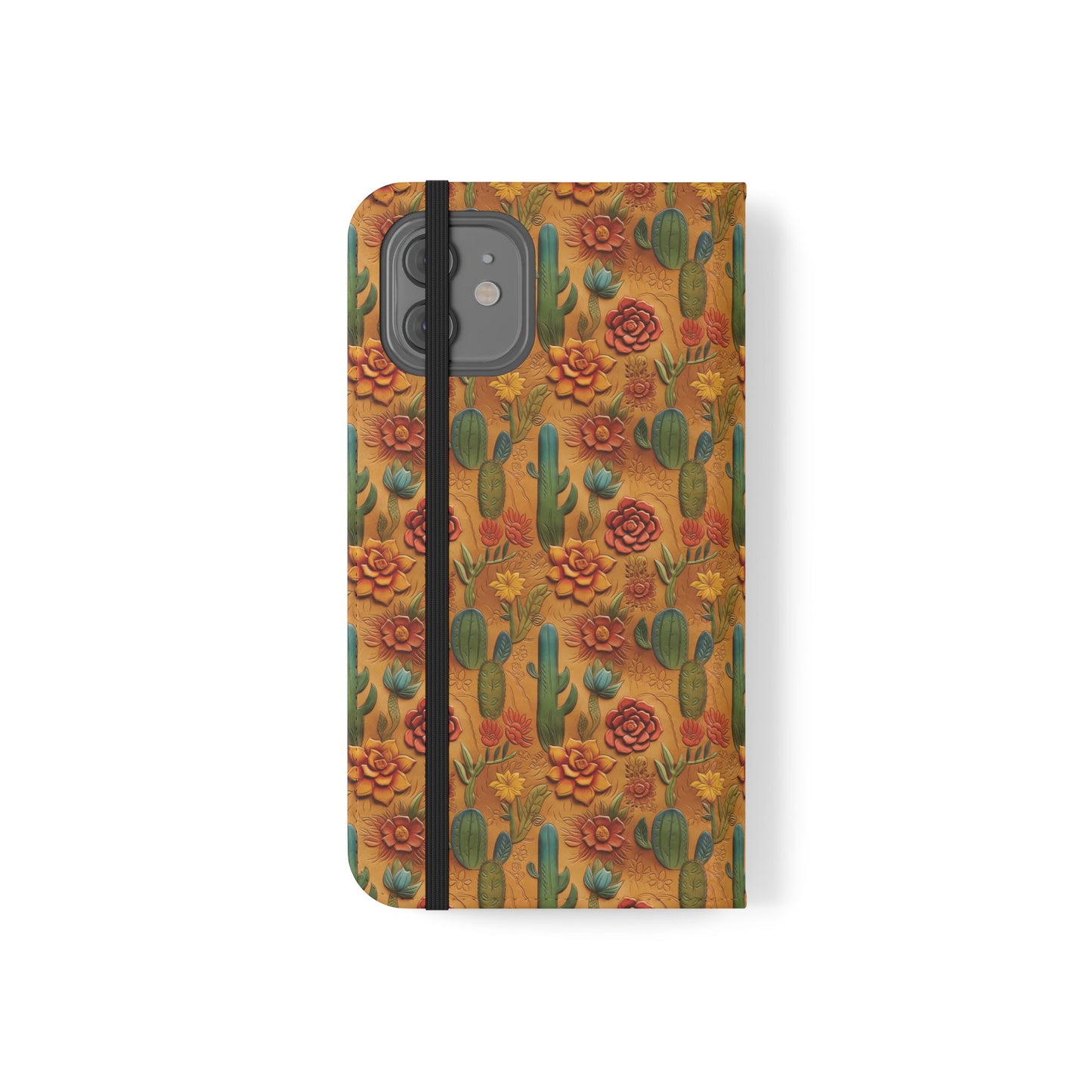 Customizable Mustang Brand Wallet Flip Phone Case (iPhone and Samsung)