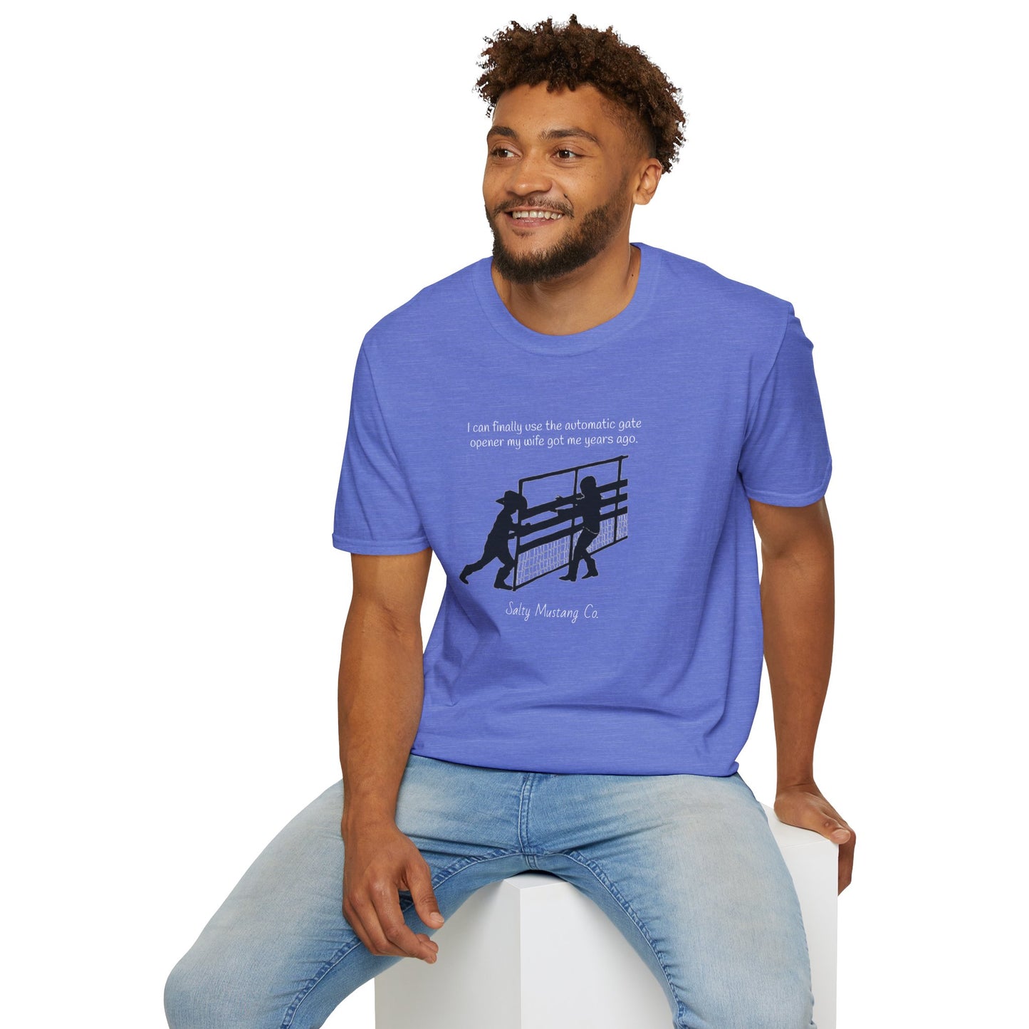 Automatic Gate Opener (For Husband) Softstyle T-Shirt