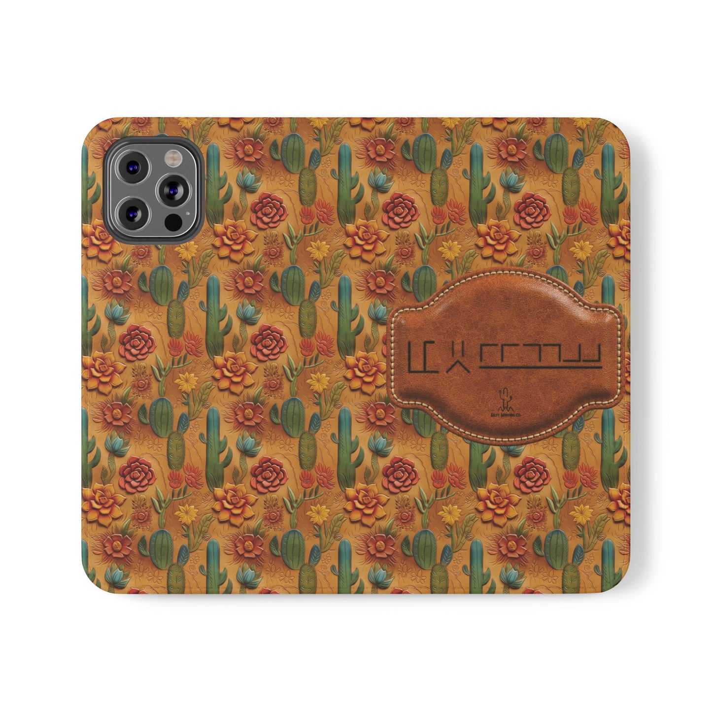 Customizable Mustang Brand Wallet Flip Phone Case (iPhone and Samsung)