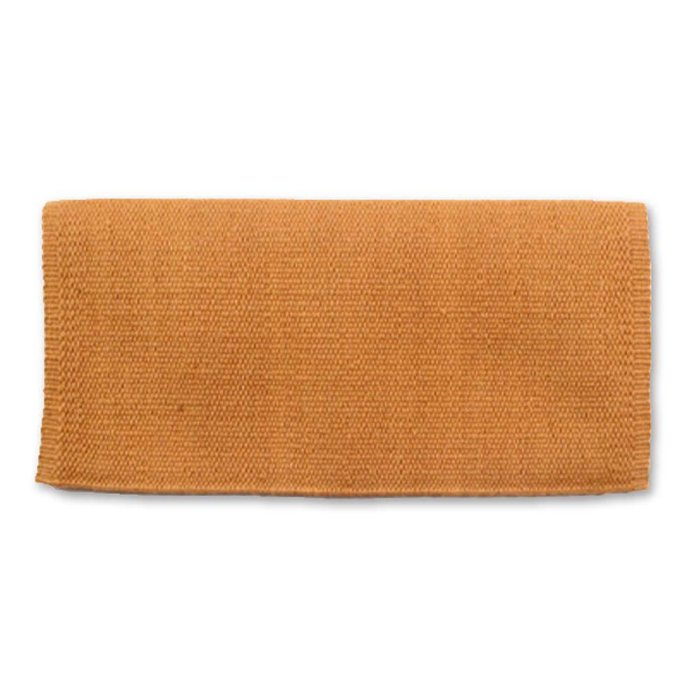 1314-68 San Juan Solid Honey 36x34 New Zealand Wool Saddle Blanket