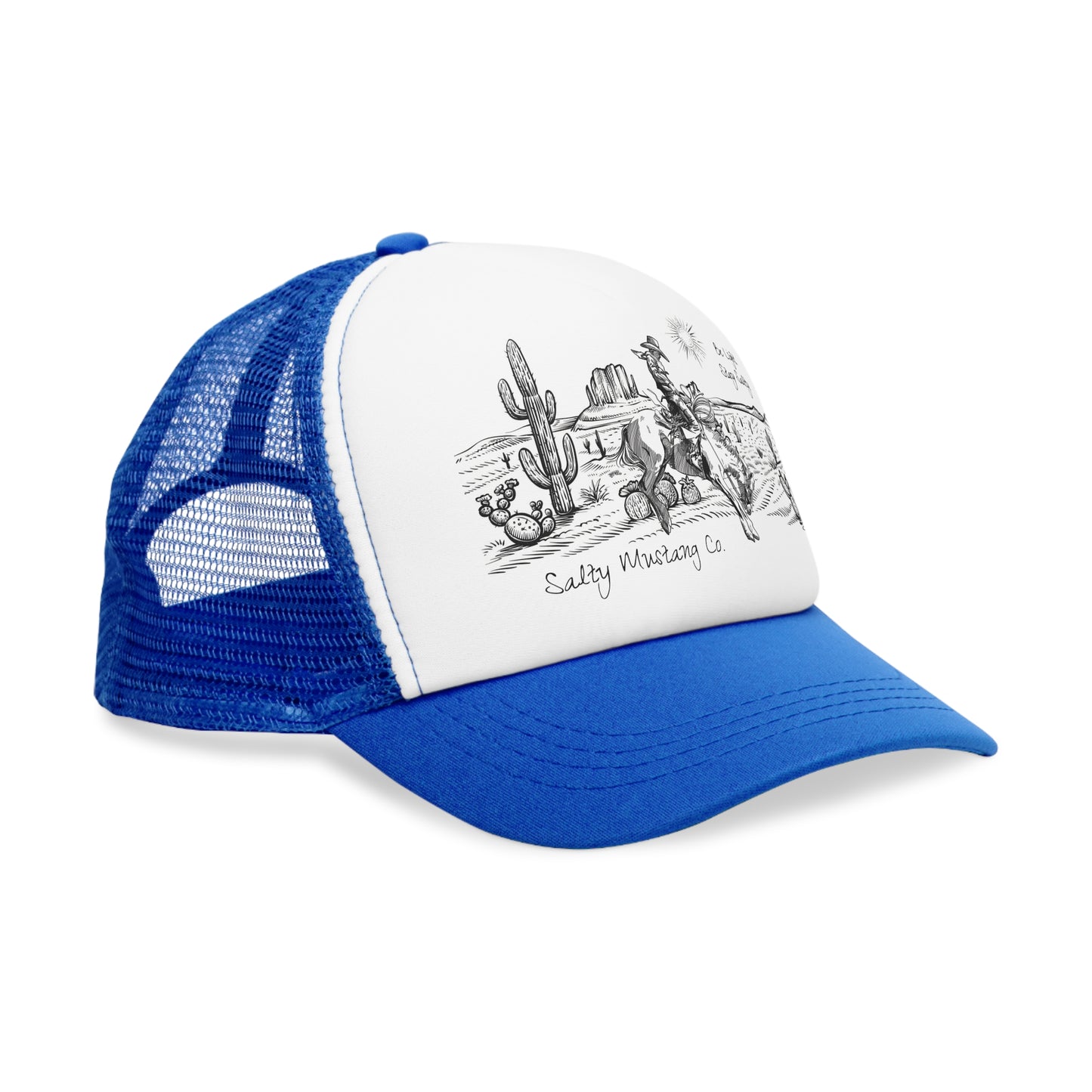 West Texas Bronc Rider Mesh Cap