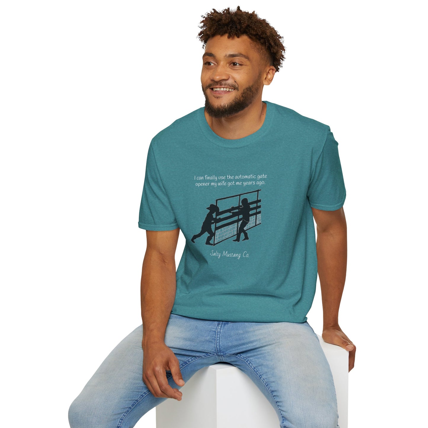 Automatic Gate Opener (For Husband) Softstyle T-Shirt