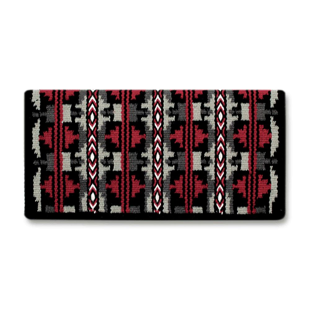1464-11 Broken Arrow 38X34 NEW ZEALAND WOOL SADDLE BLANKET