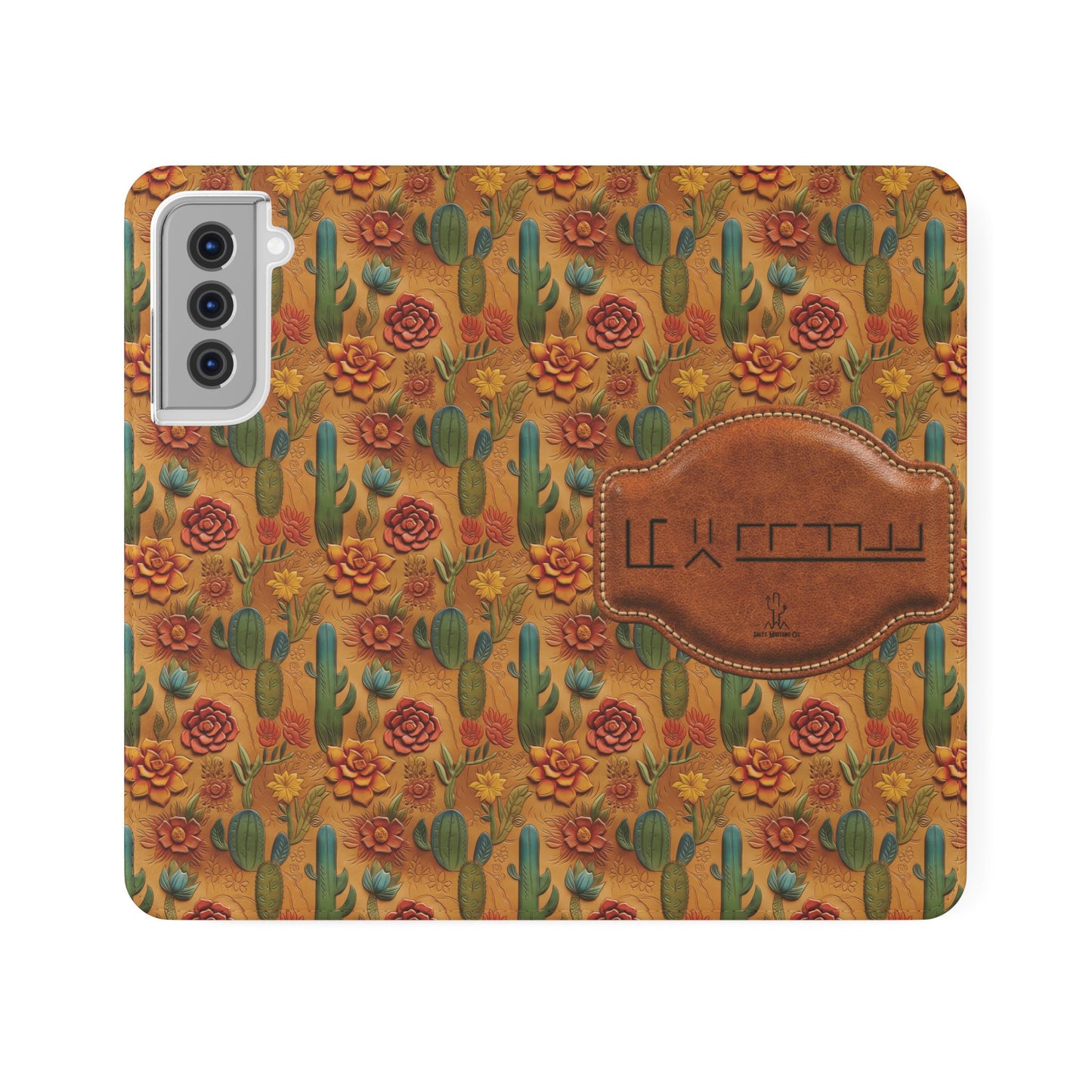 Customizable Mustang Brand Wallet Flip Phone Case (iPhone and Samsung)