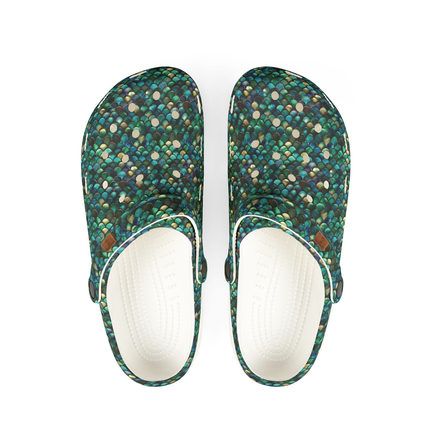Wake Up Fishy Foam Rubber Salty Clogs