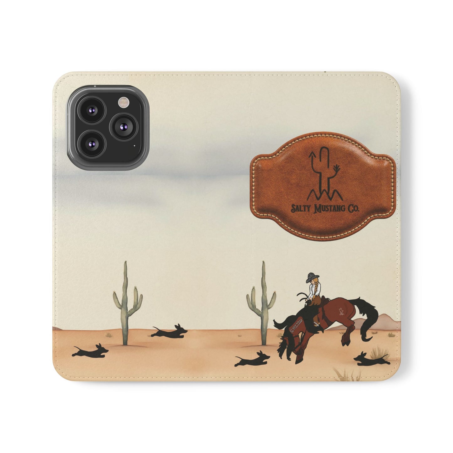 Salty Mustang Co. Spirited Desert Flip Cases (iPhone and Samsung)