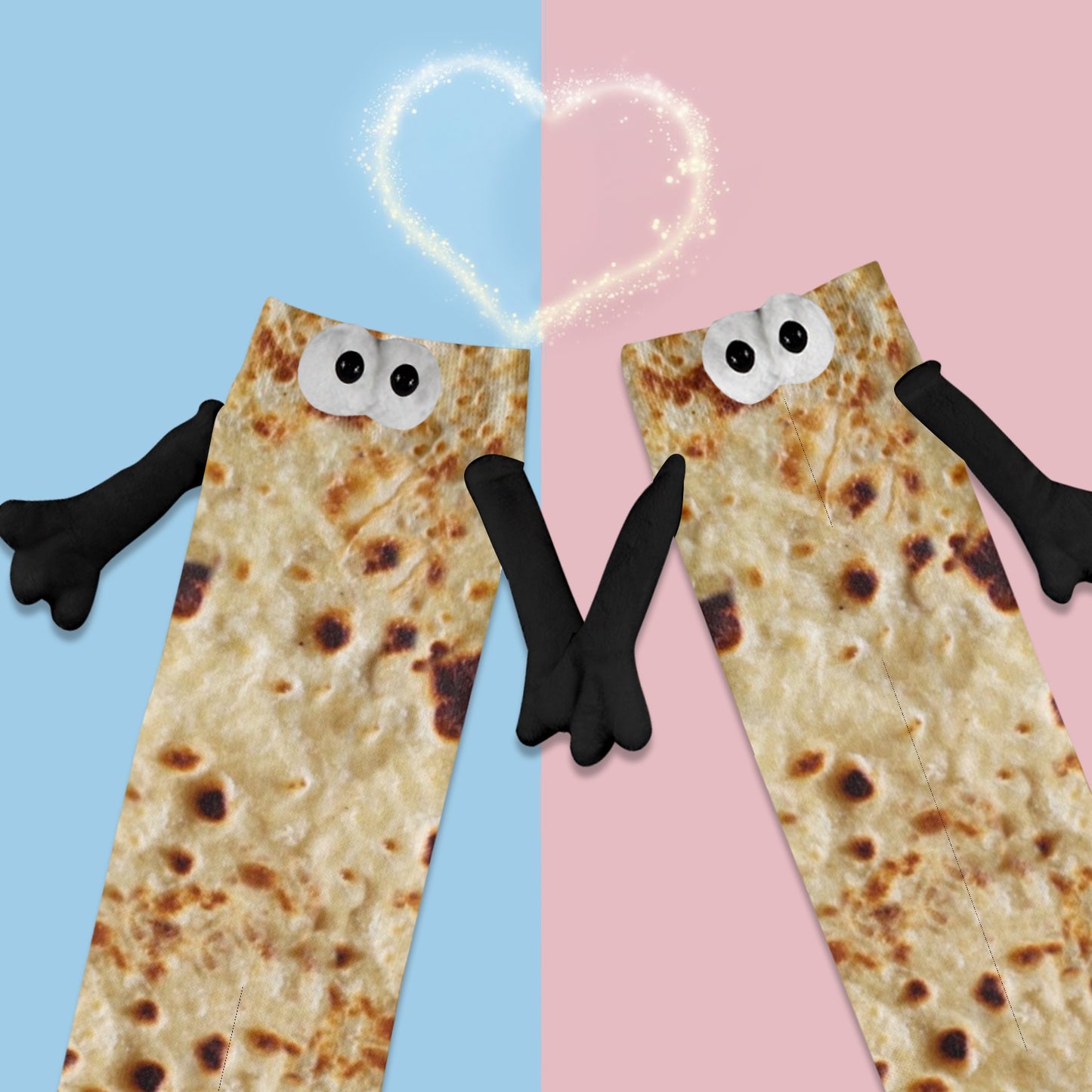 Tortilla & Lime Holding Hands Socks (Men)