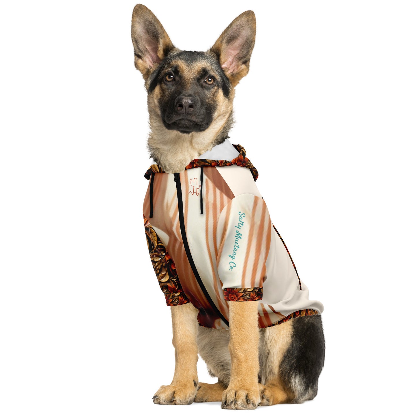 Retro Get A-long Little Dogie; I’m Gettin’! I’m Gettin’! Fashion Dog Zip-Up Hoodie