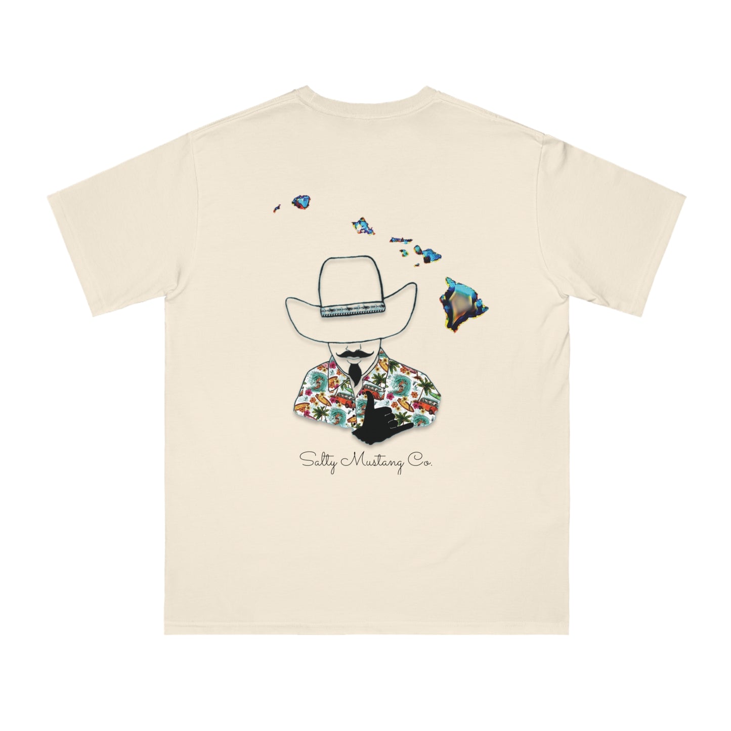 Paniolo Hawai'i Salty Mustang Co. Organic Unisex Classic T-Shirt