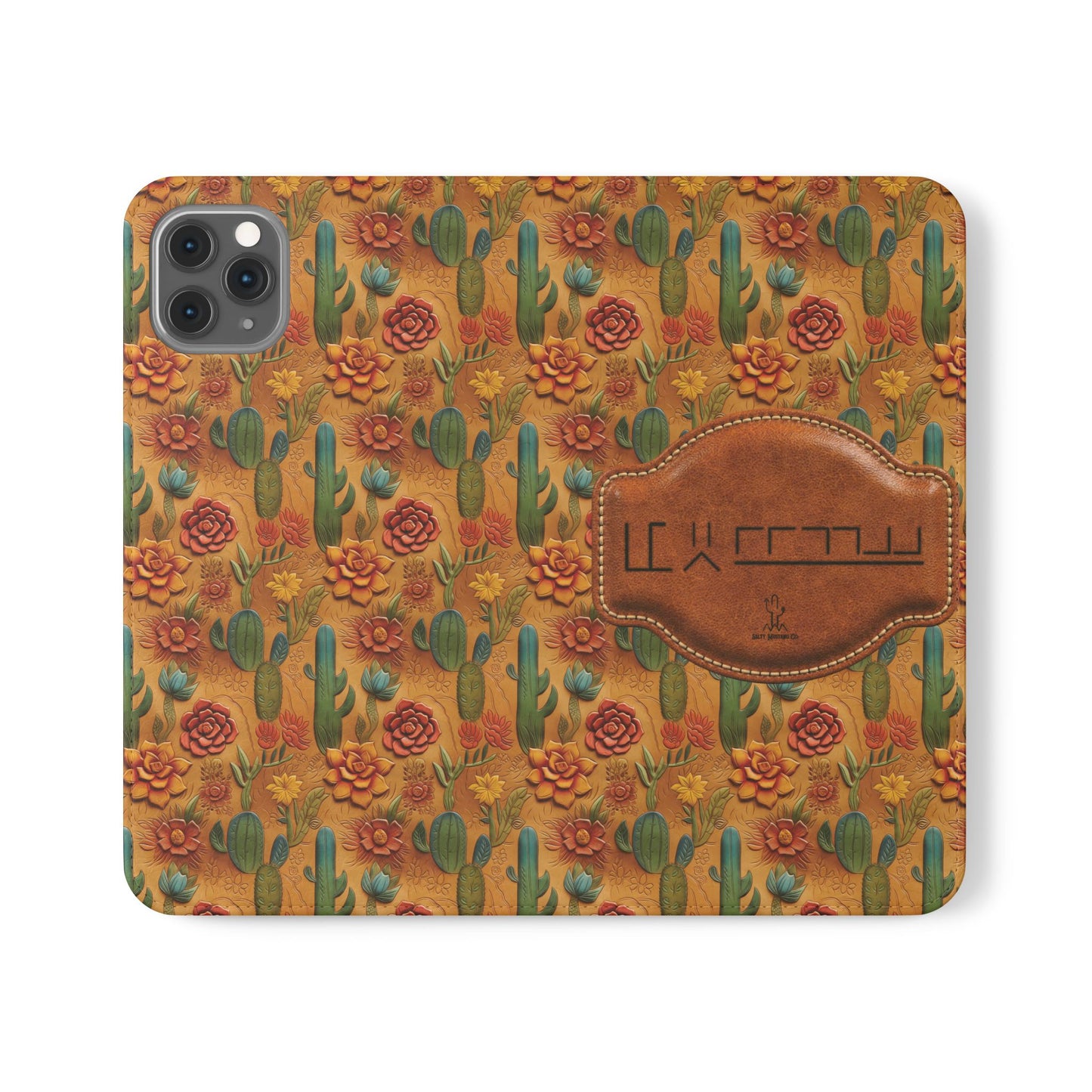 Customizable Mustang Brand Wallet Flip Phone Case (iPhone and Samsung)