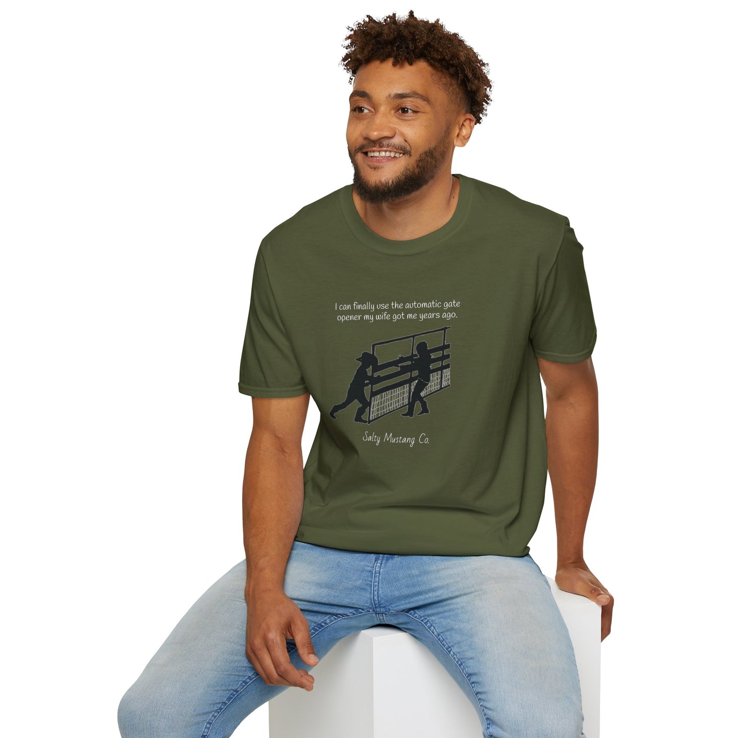 Automatic Gate Opener (For Husband) Softstyle T-Shirt