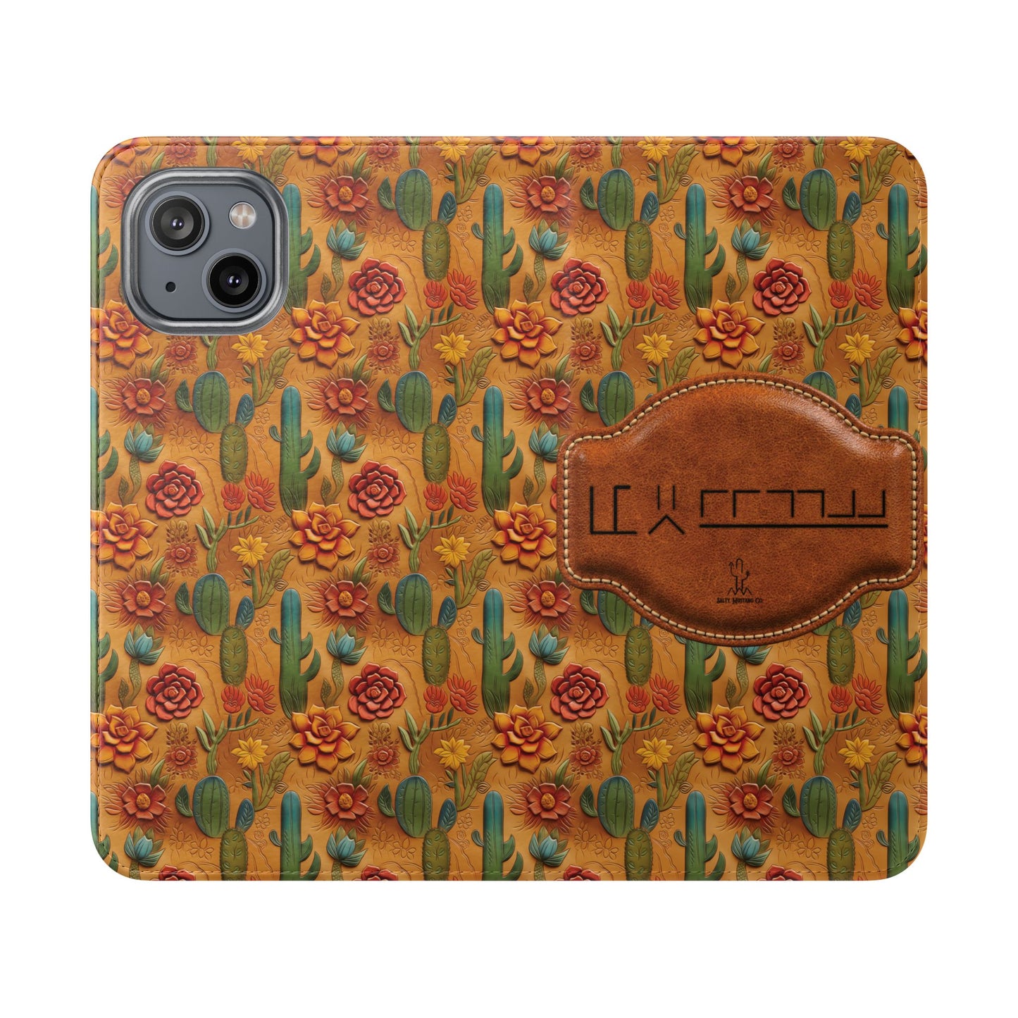 Customizable Mustang Brand Wallet Flip Phone Case (iPhone and Samsung)