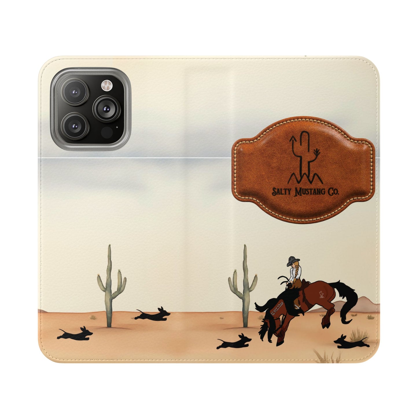 Salty Mustang Co. Spirited Desert Flip Cases (iPhone and Samsung)