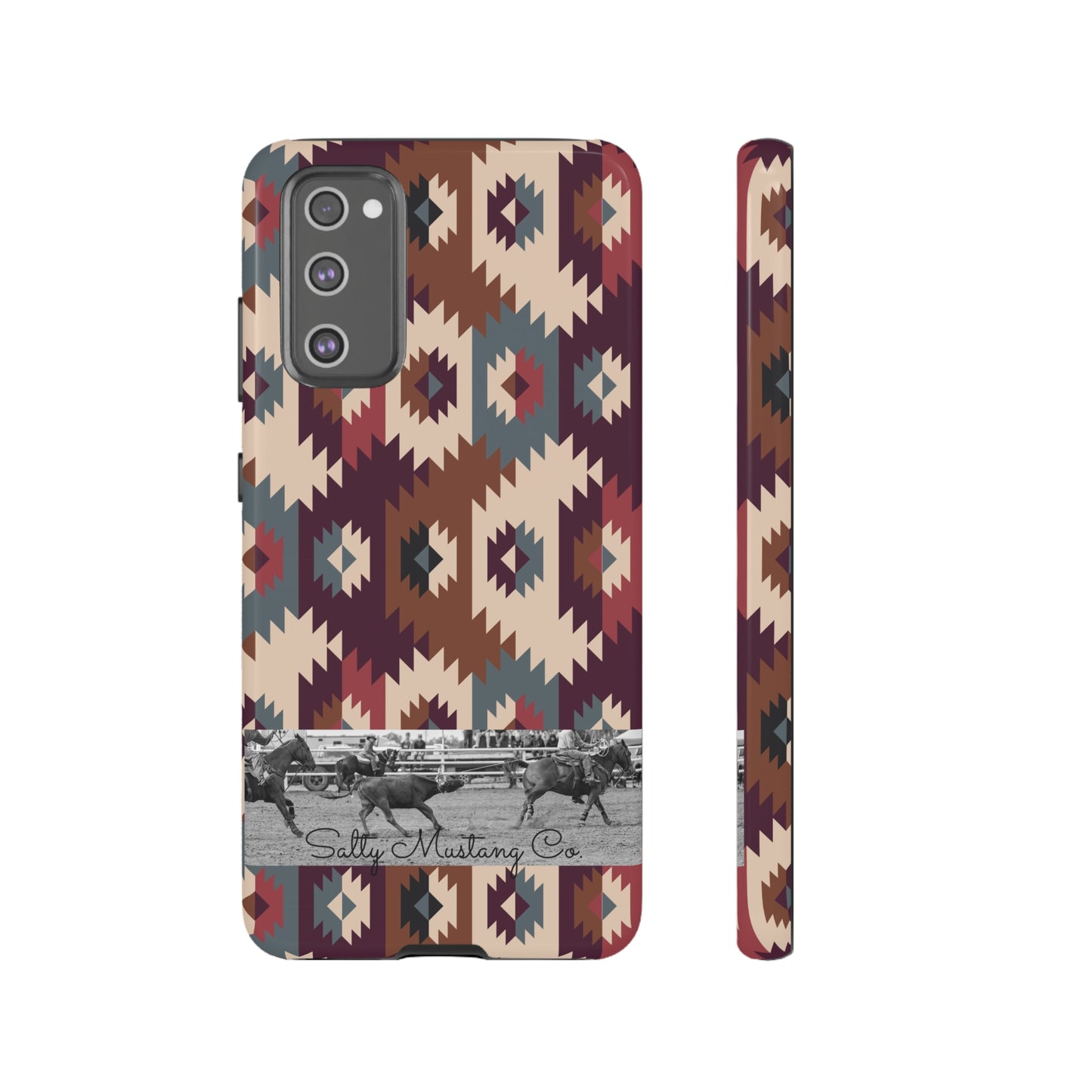 Southwest Pattern Team Roper Band Samsung Tough Cases