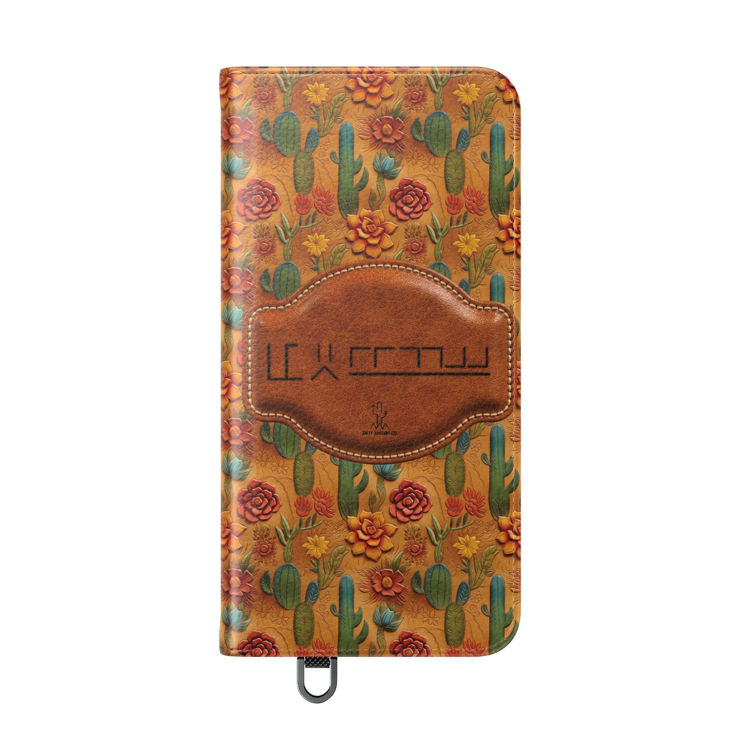 Customizable Mustang Brand Wallet Flip Phone Case (iPhone and Samsung)