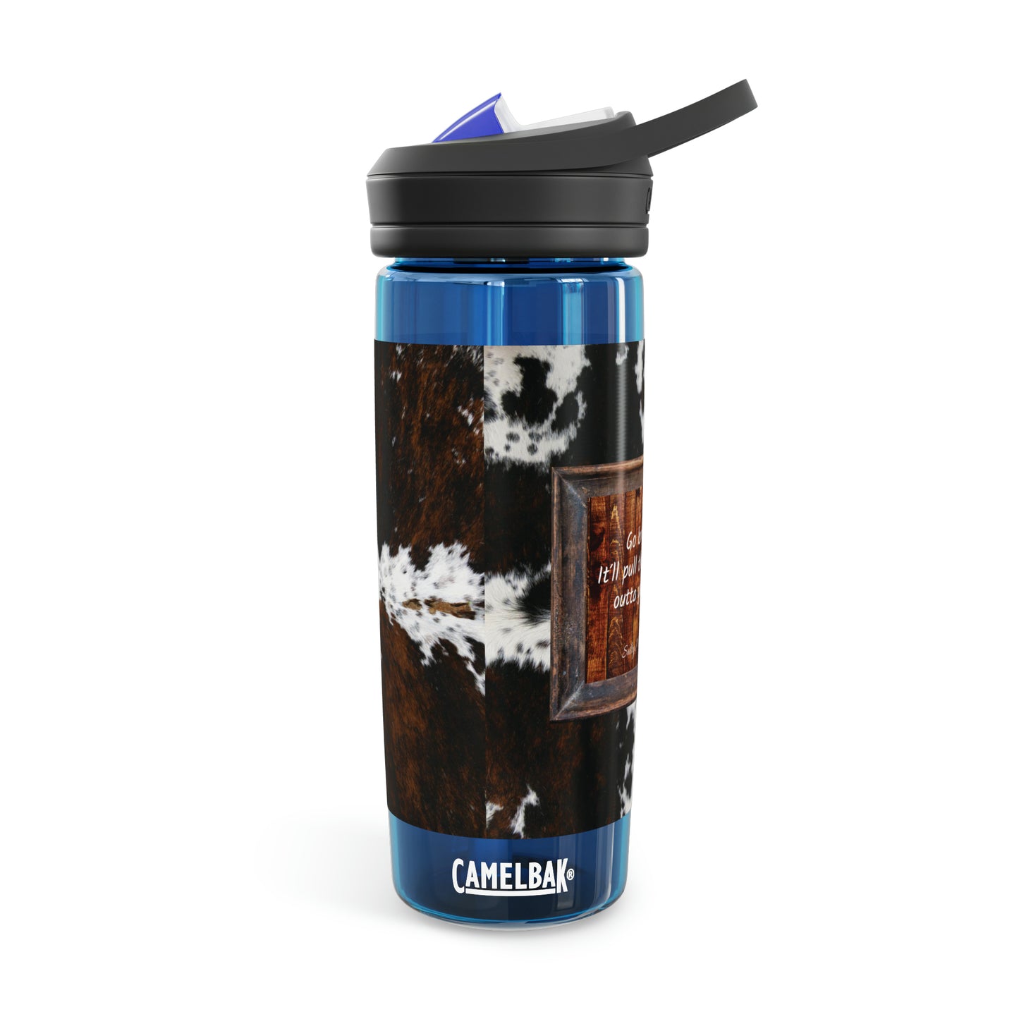 Punchy Queen "Go Bra-less. It'll Pull The Wrinkles Out Of Your Face." CamelBak Eddy® Water Bottle, 20oz\25oz