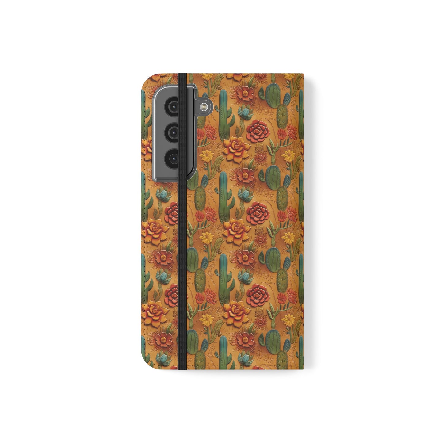 Customizable Mustang Brand Wallet Flip Phone Case (iPhone and Samsung)