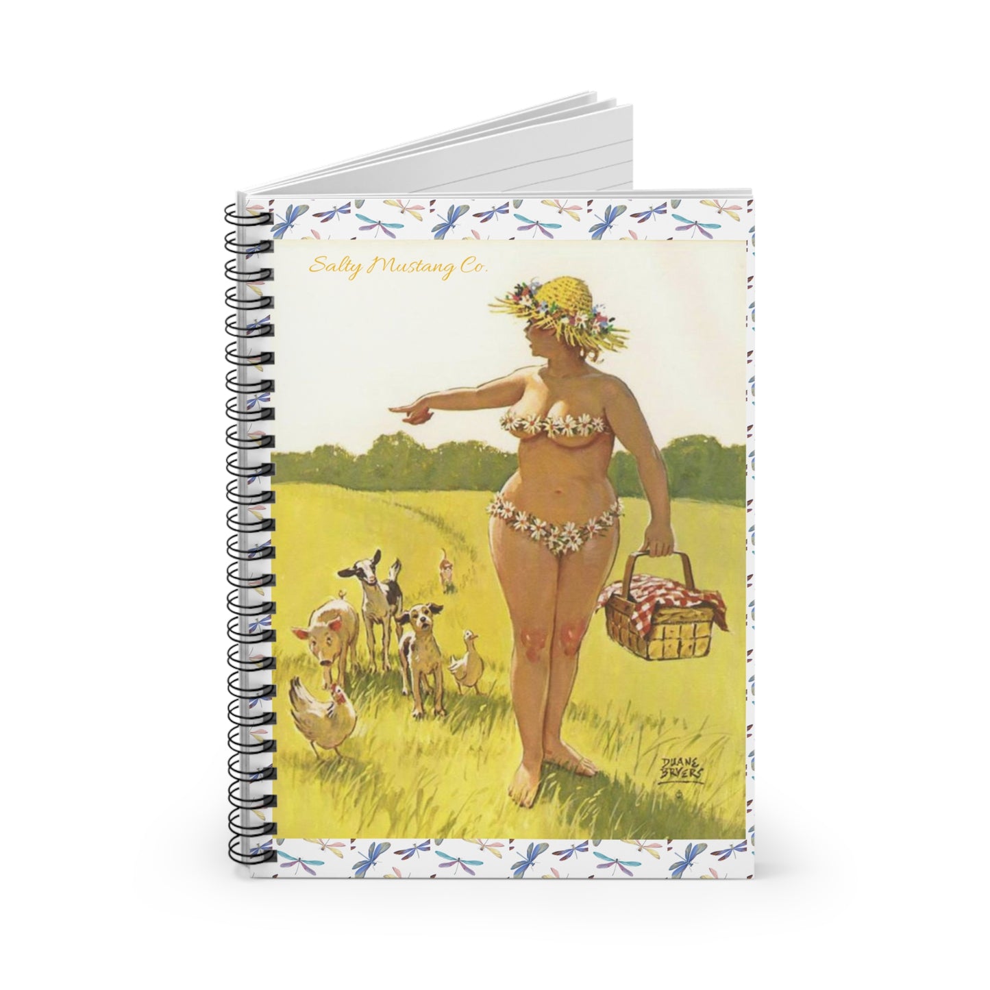 Get On Back To The House "Hilda" Spiral Notebook - Ruled Line