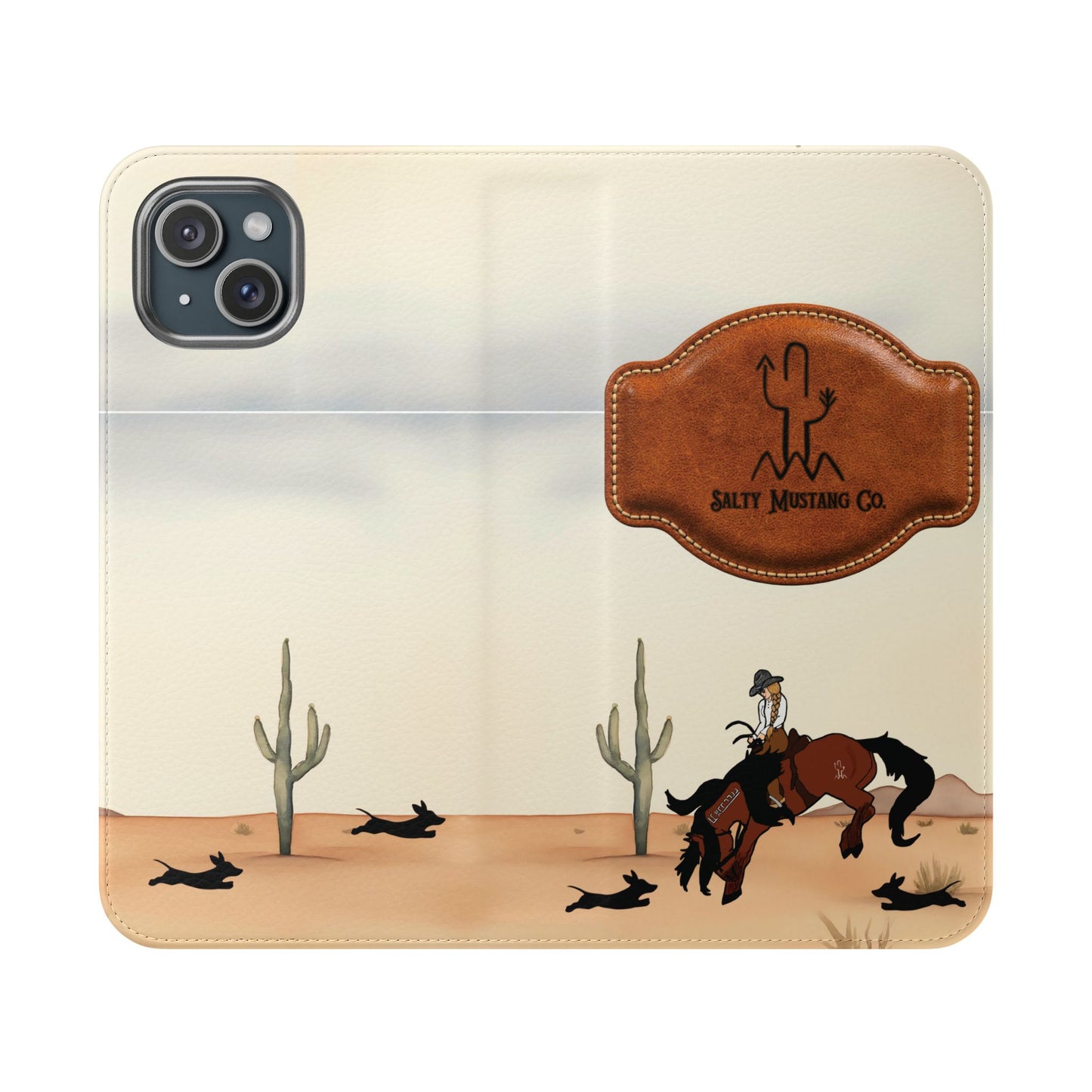 Salty Mustang Co. Spirited Desert Flip Cases (iPhone and Samsung)