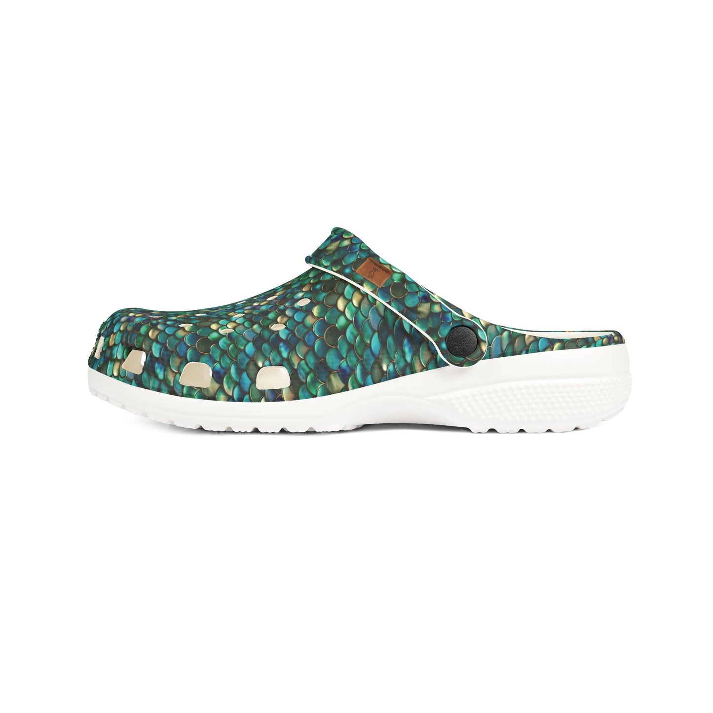 Wake Up Fishy Foam Rubber Salty Clogs