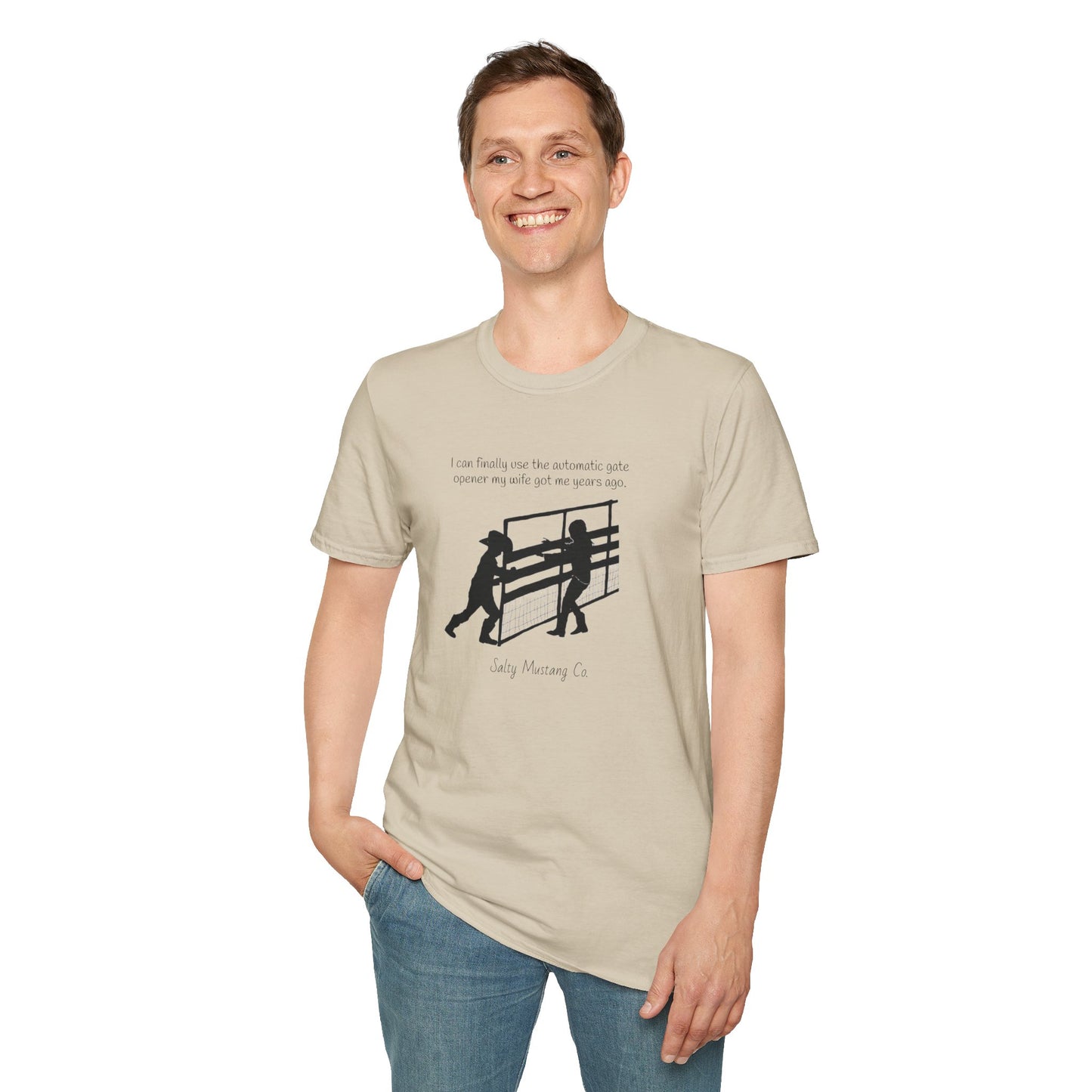 Automatic Gate Opener (For Husband) Softstyle T-Shirt