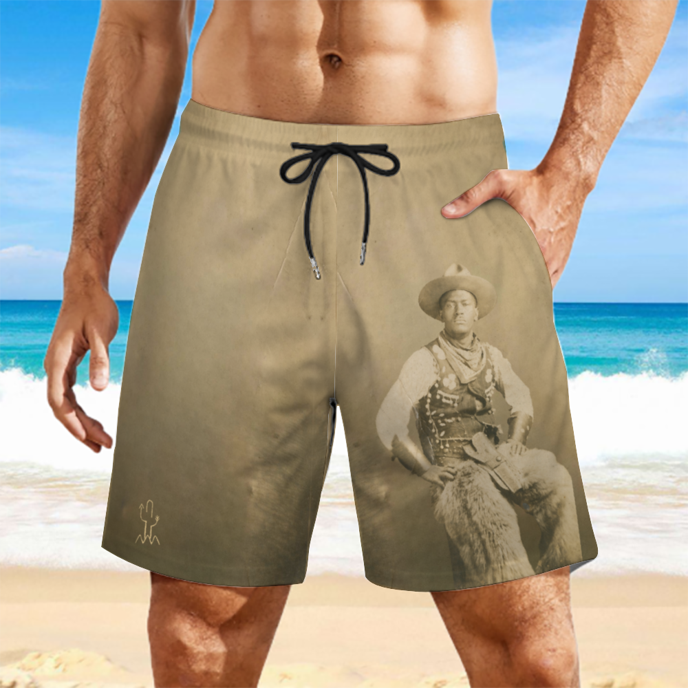 Woolys Men's Mesh Lining Fast Drying Swim Trunks