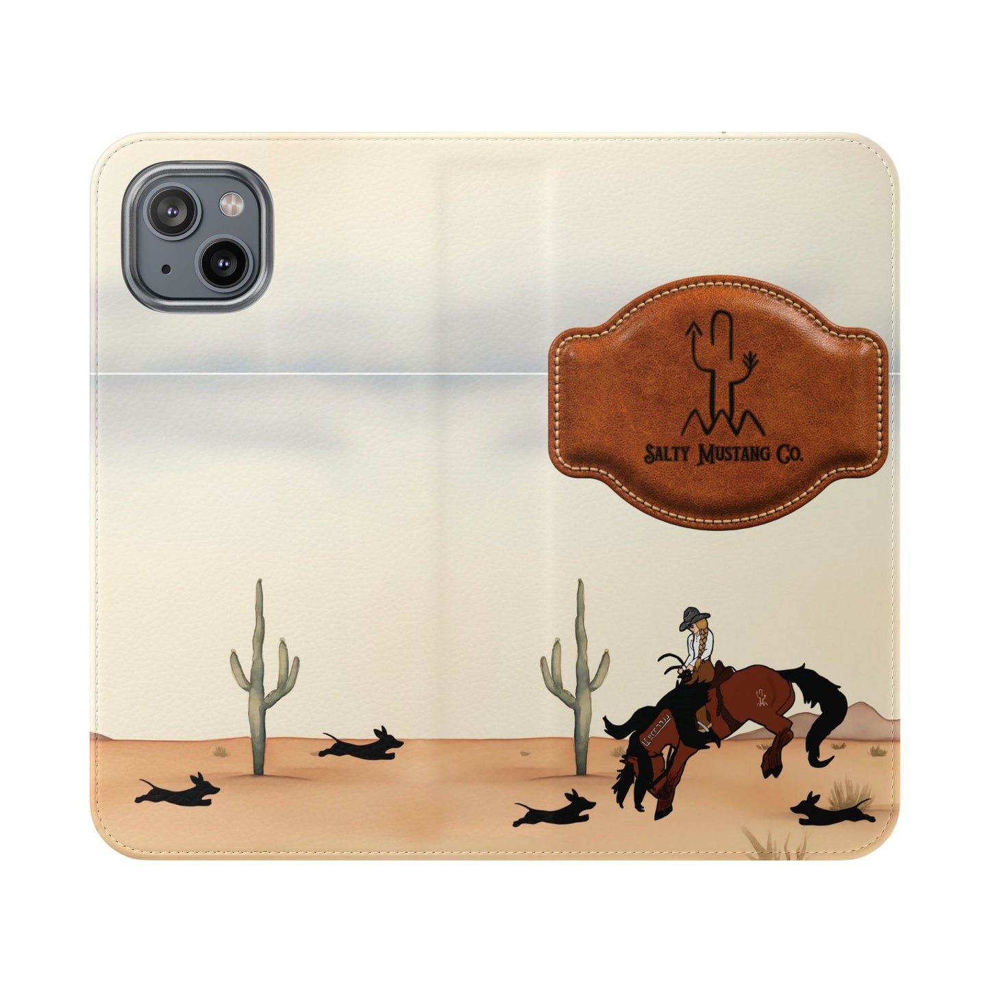 Salty Mustang Co. Spirited Desert Flip Cases (iPhone and Samsung)